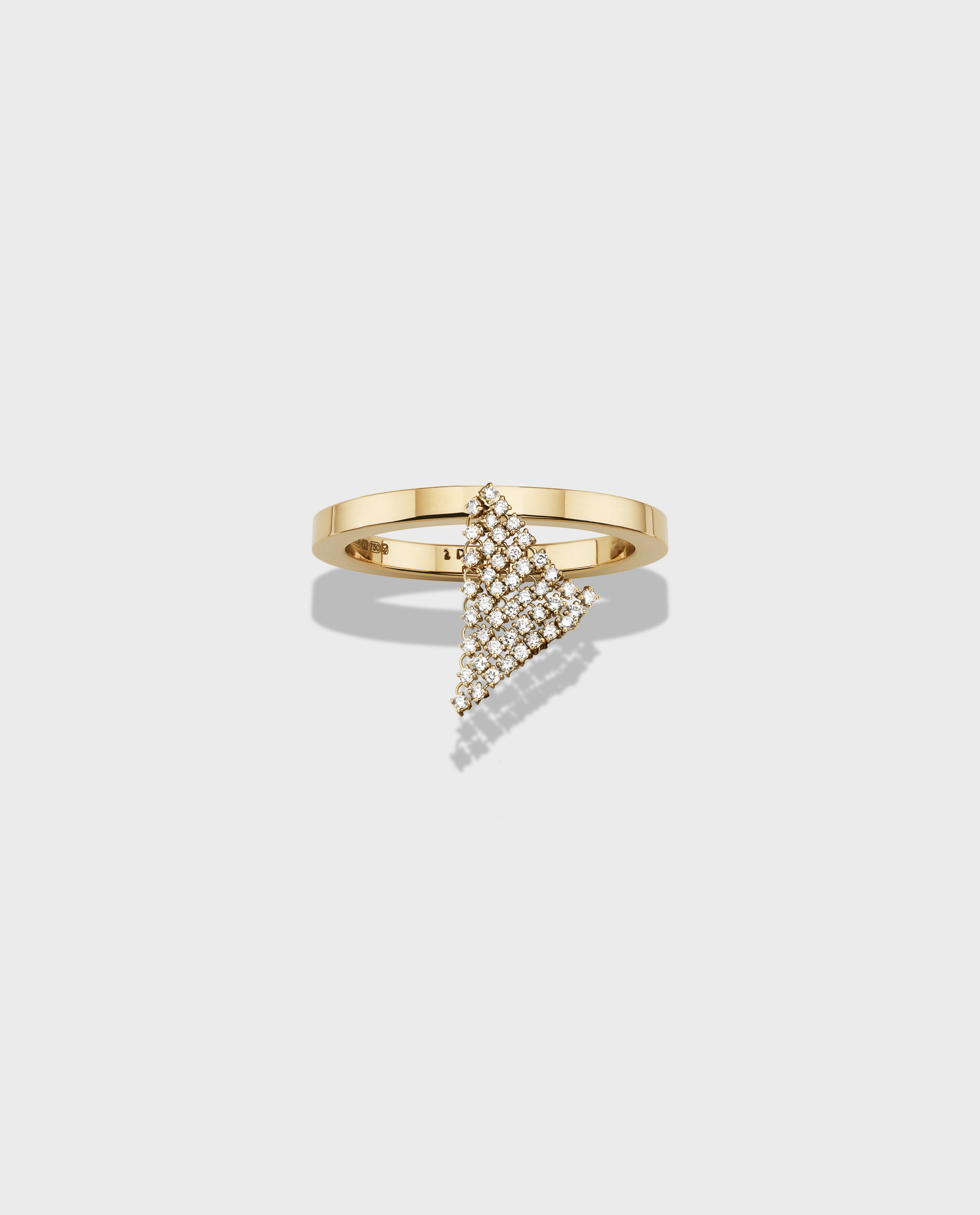Fluid ring Yellow Gold