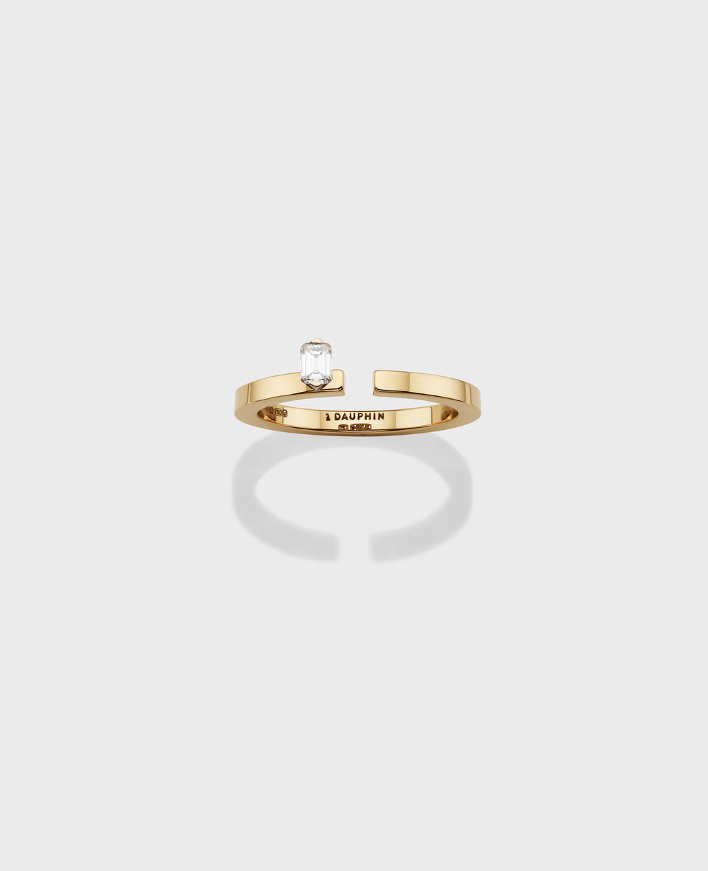 Disruptive engagement ring 1 row - Dauphin