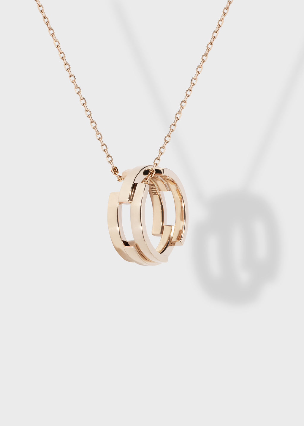 Volume pendant Yellow Gold