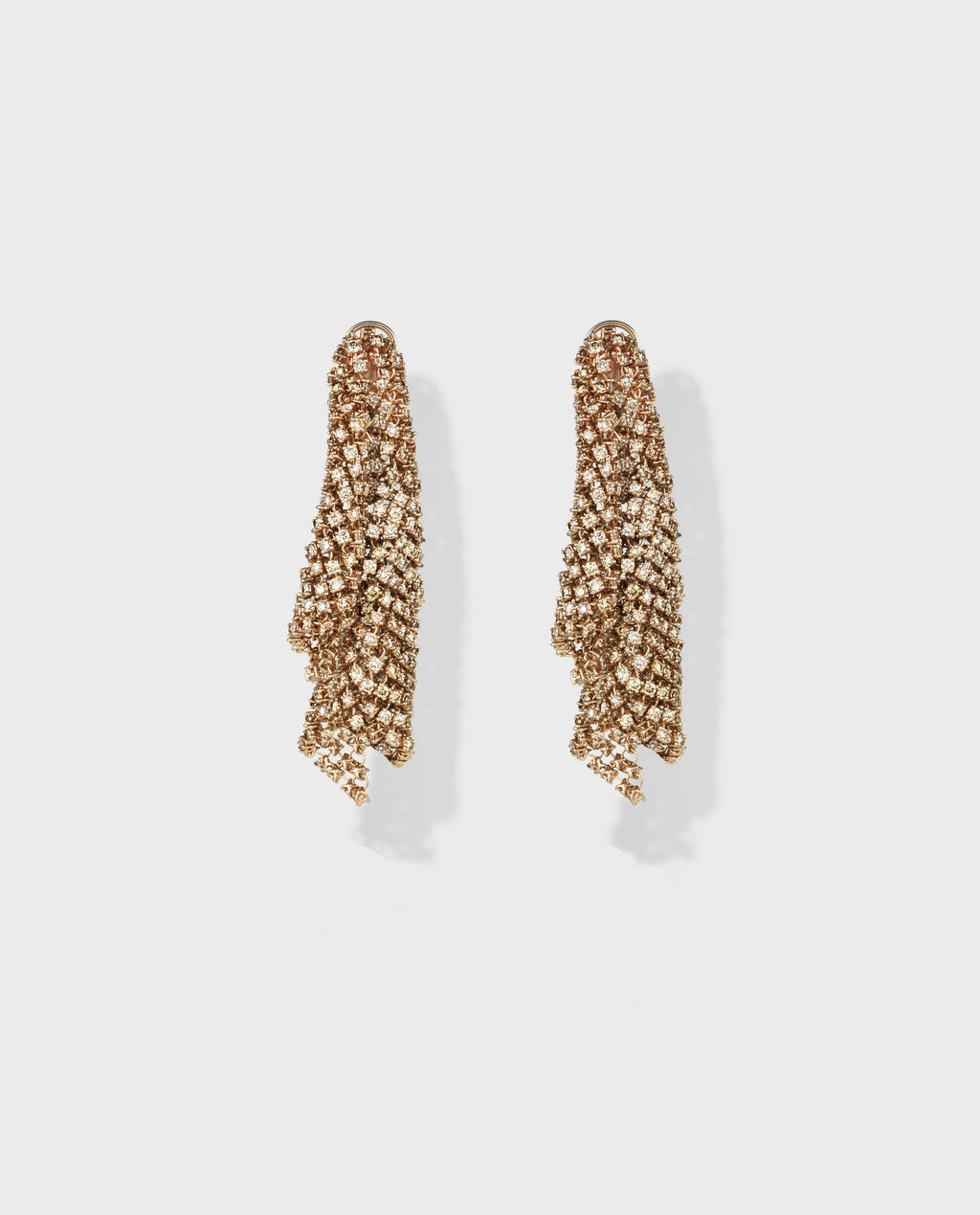 Fluid earrings Rose Gold