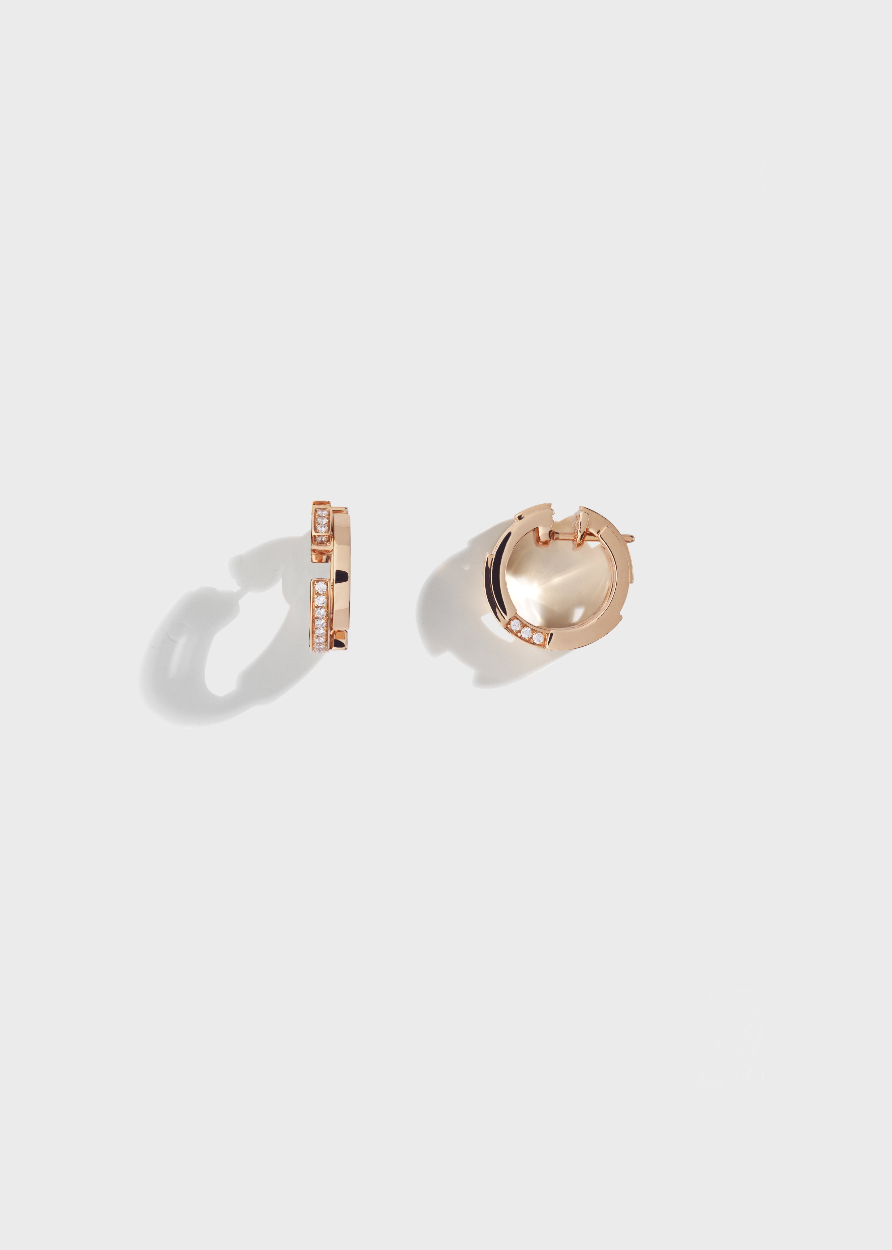 Volume earrings Rose Gold