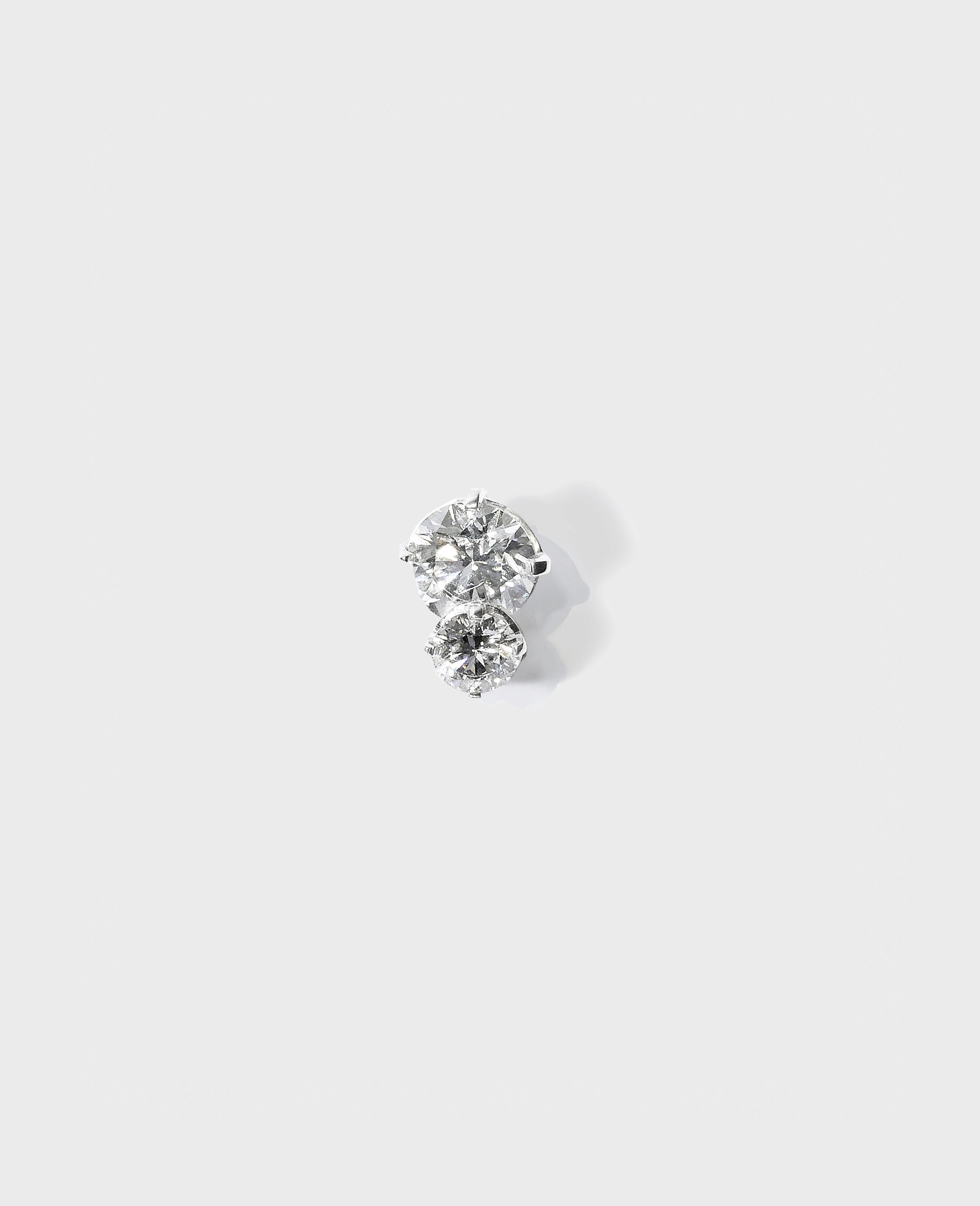Drops earring mono large - Dauphin