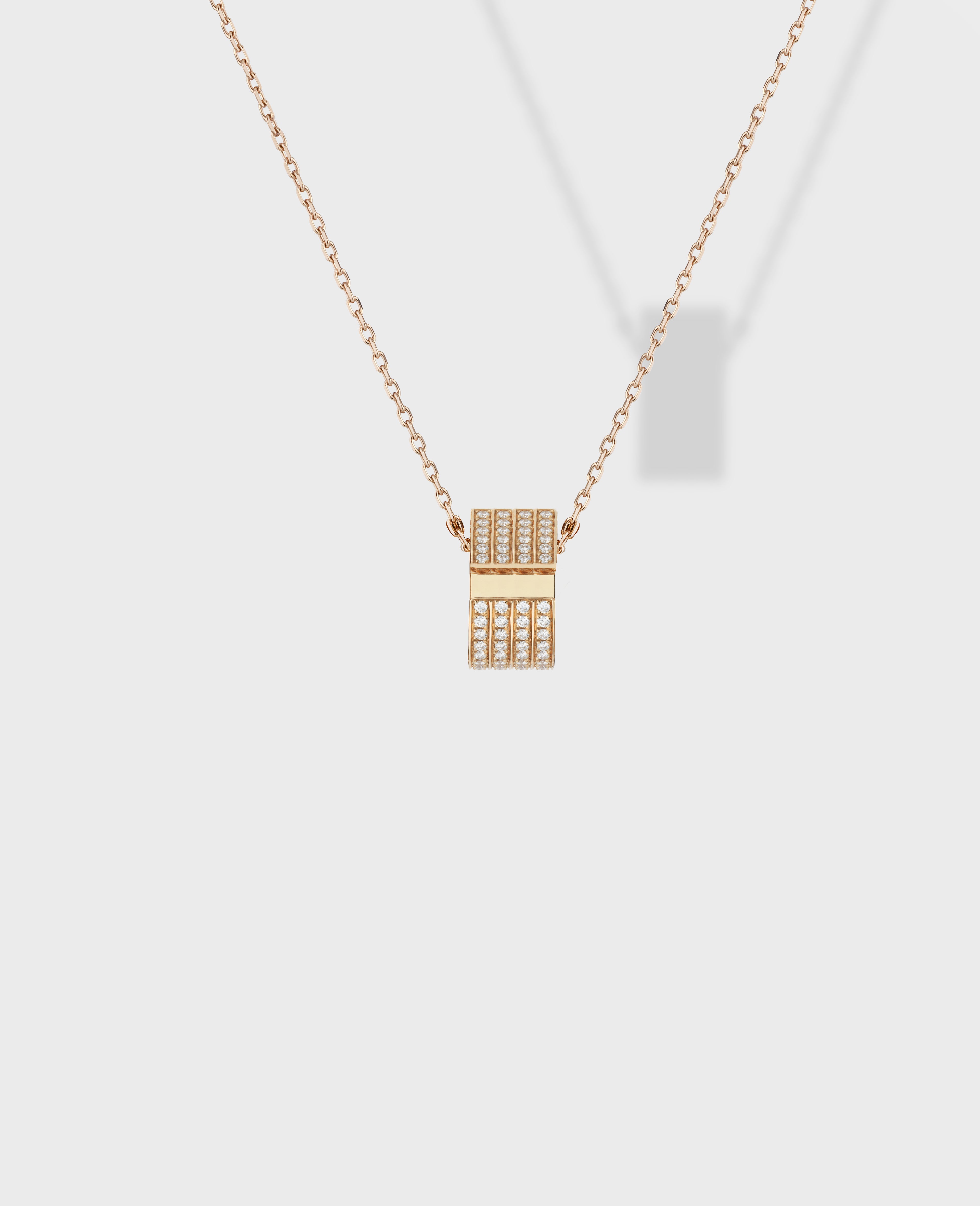 Monument necklace small Rose Gold