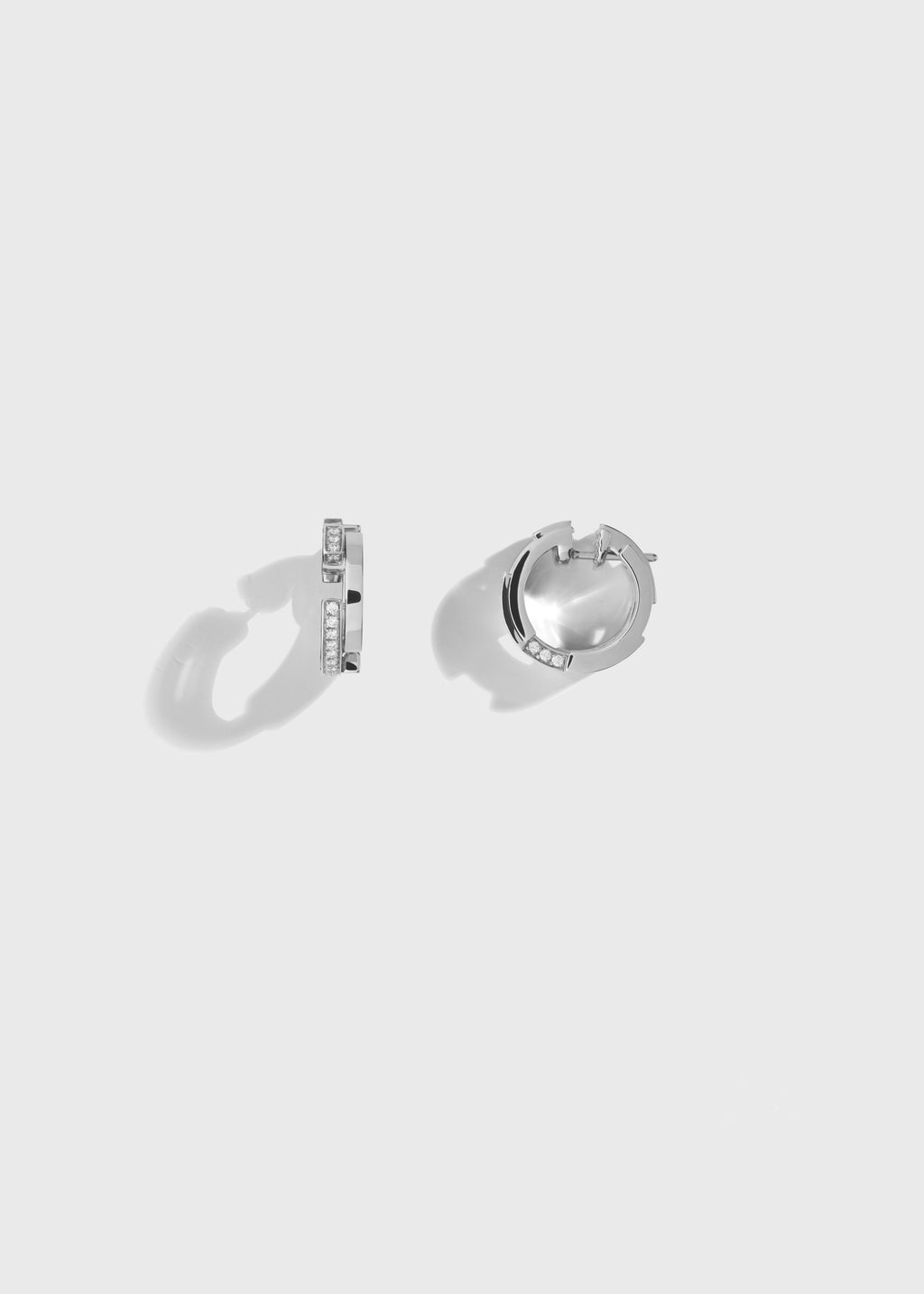 Volume earrings White Gold