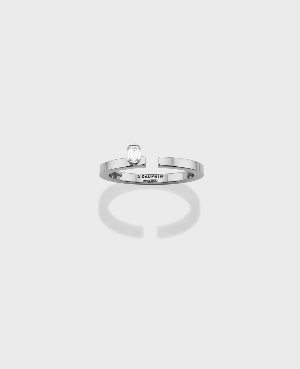 Disruptive engagement ring 1 row - view 8 - Dauphin