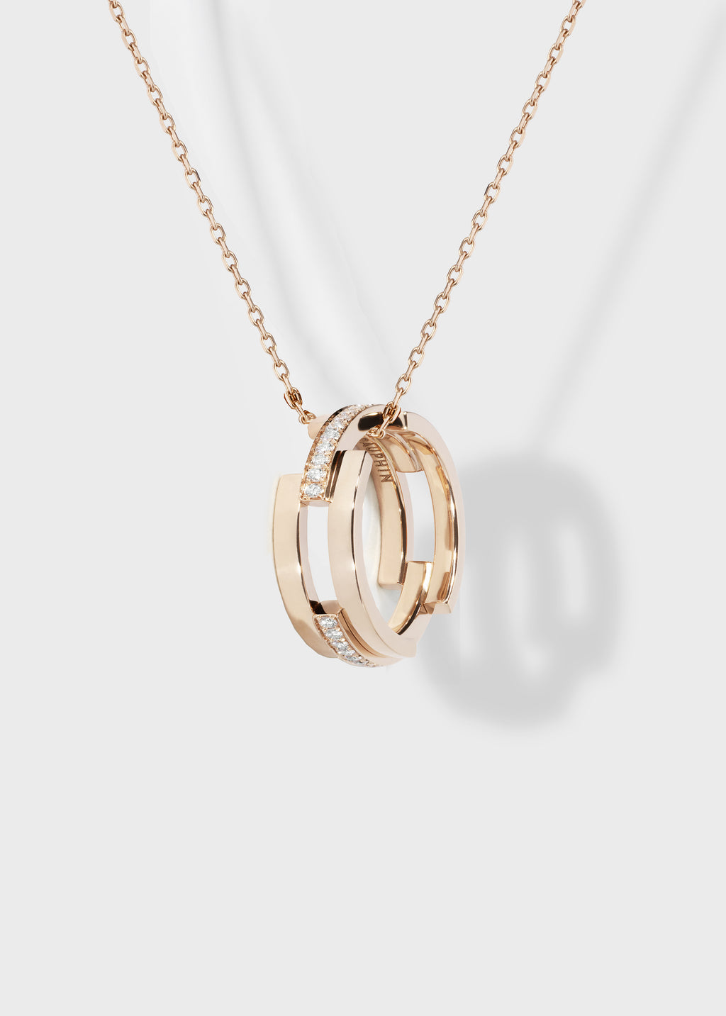 Volume pendant Yellow Gold