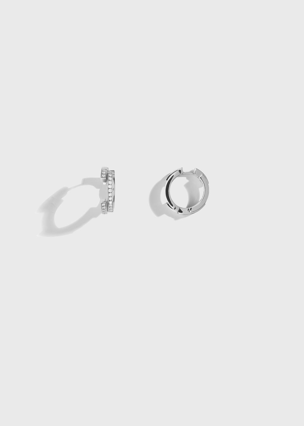Volume earrings White Gold