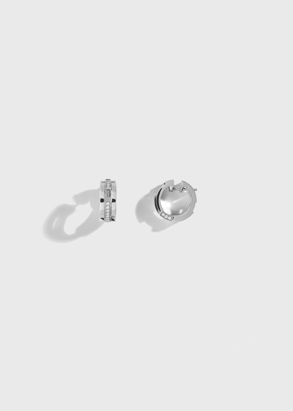 Volume earrings White Gold
