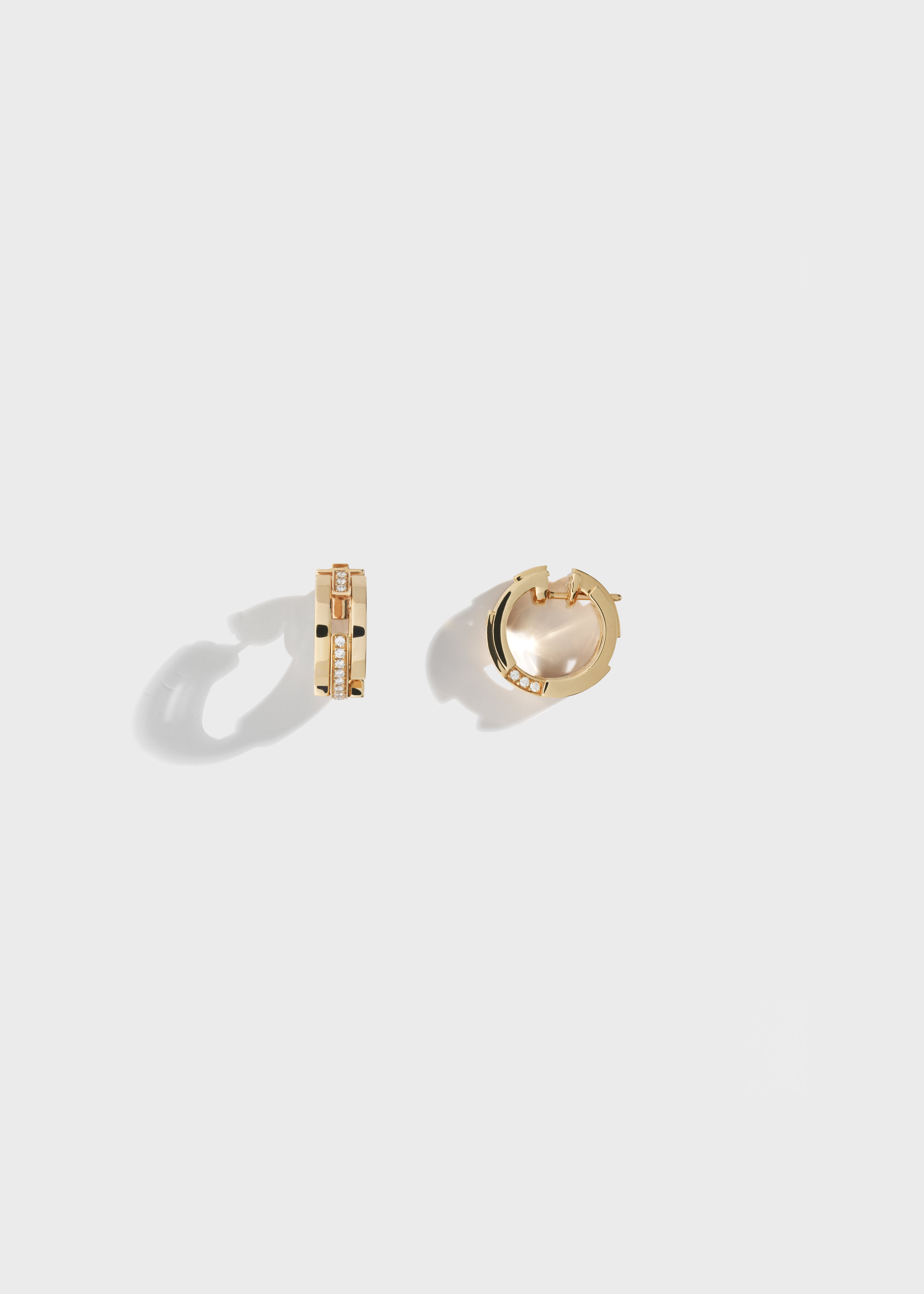 Volume earrings Yellow Gold