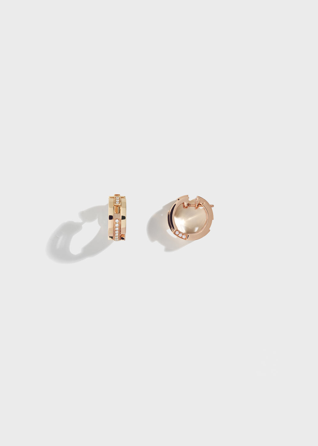 Volume earrings Rose Gold