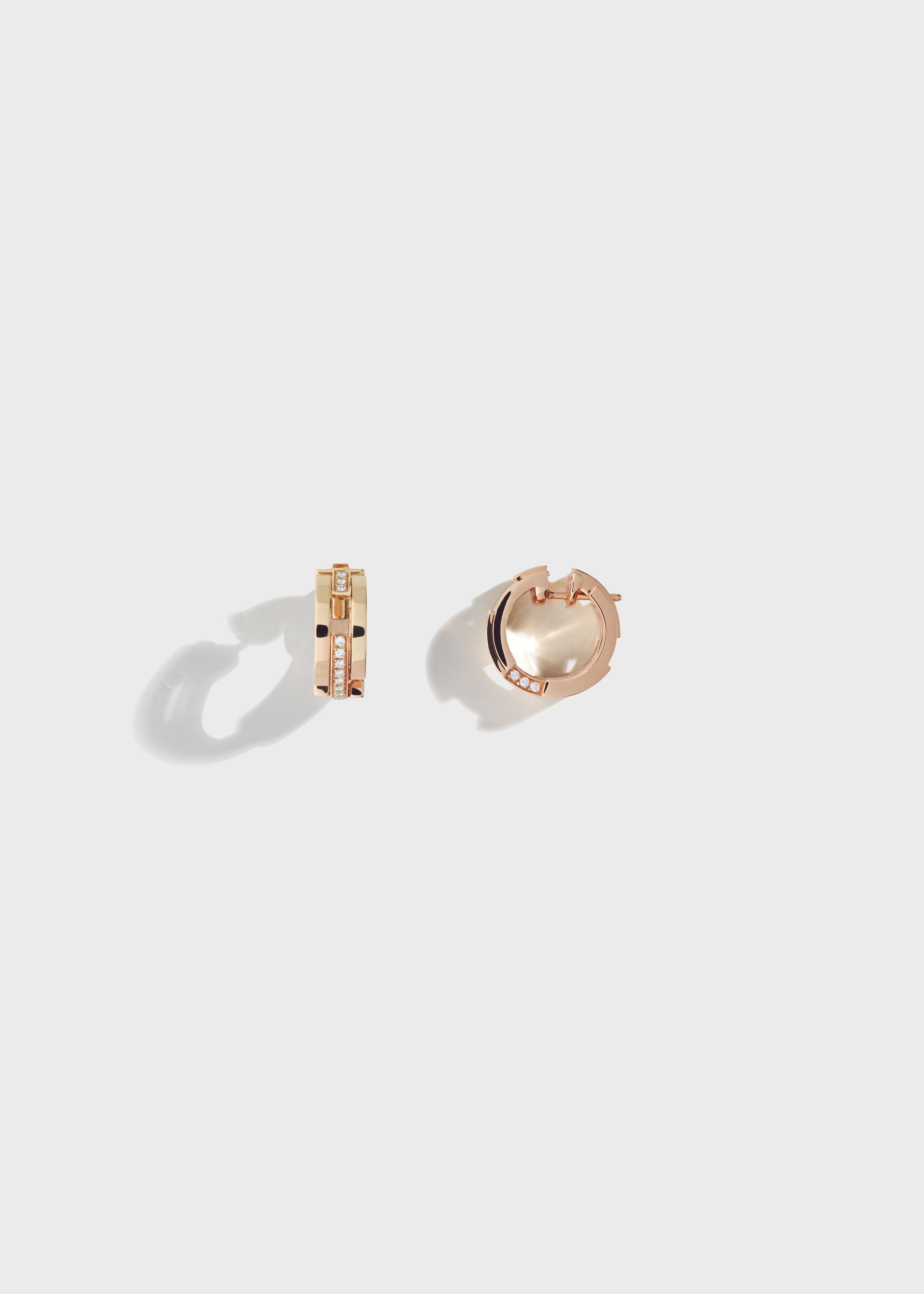 Volume earrings Rose Gold