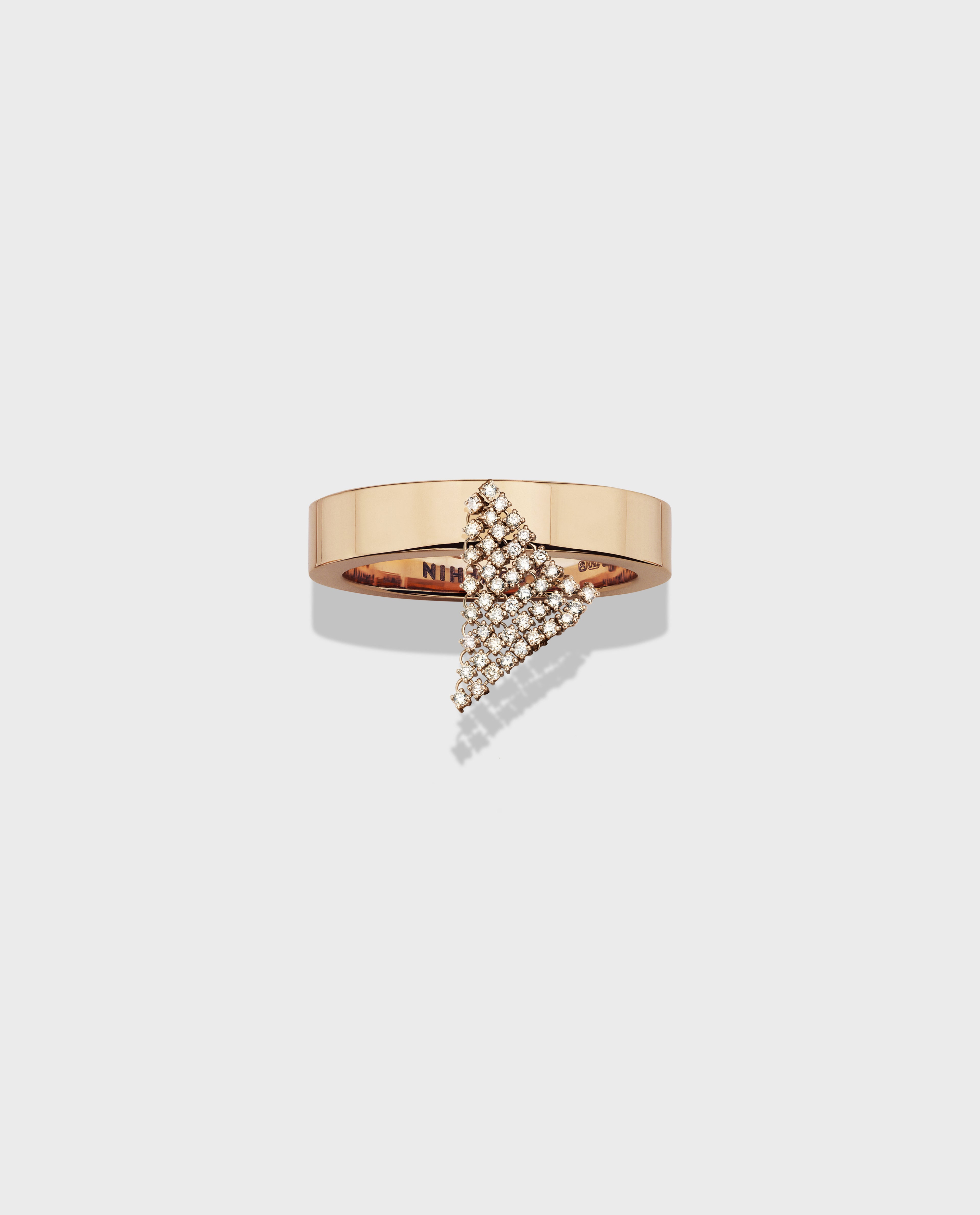 Fluid ring Rose Gold