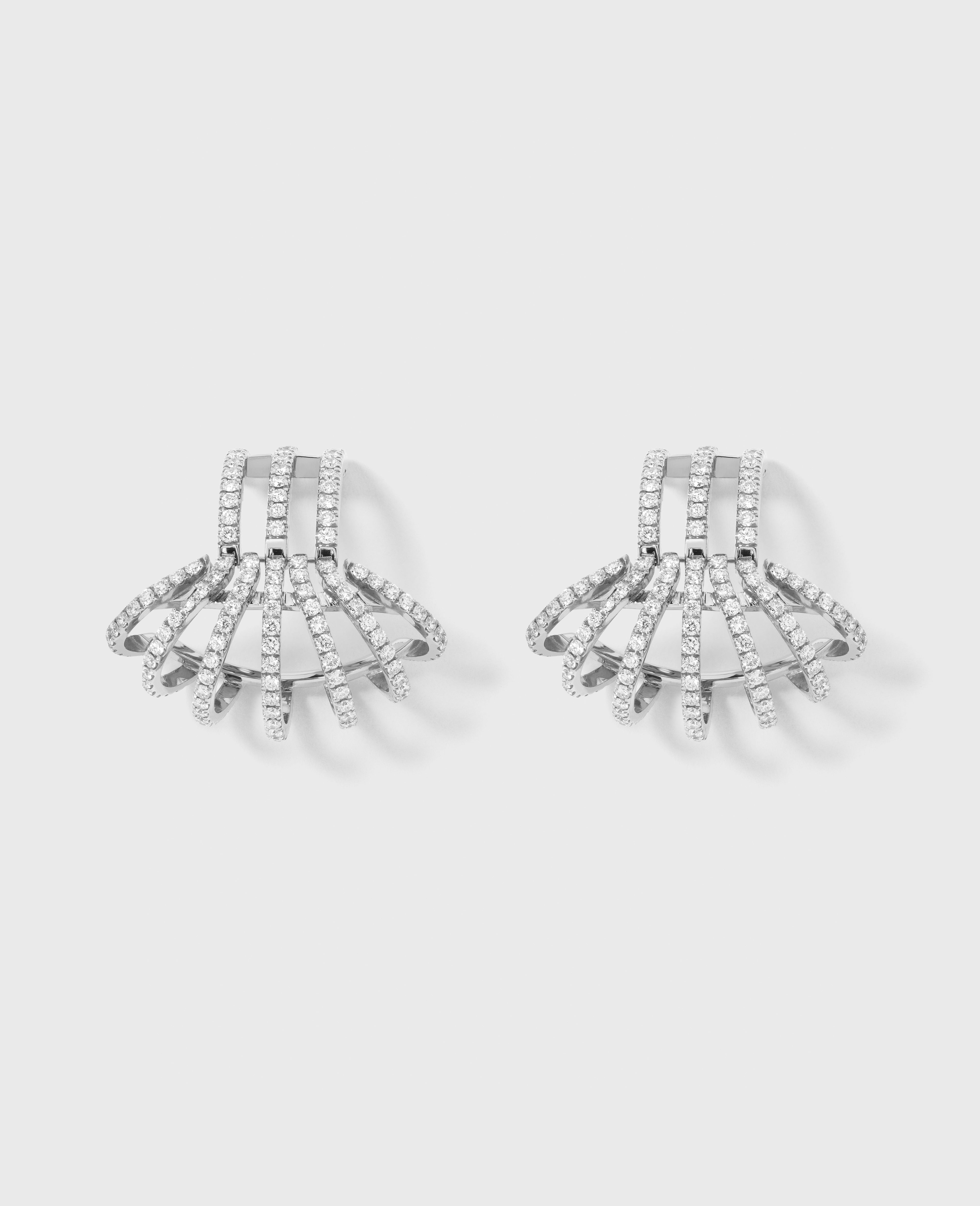 Collection I pair of earrings White Gold