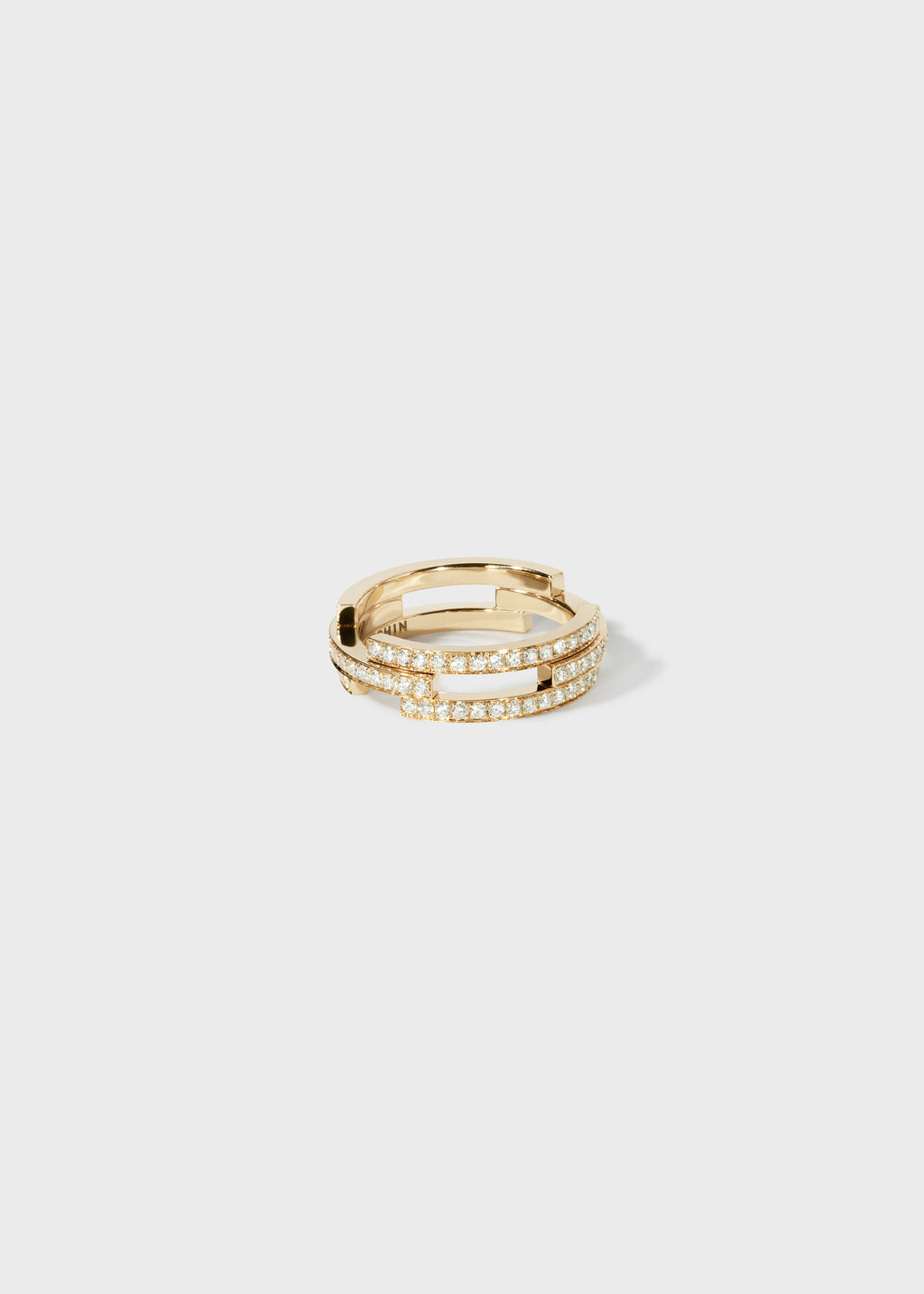 Volume ring Yellow Gold