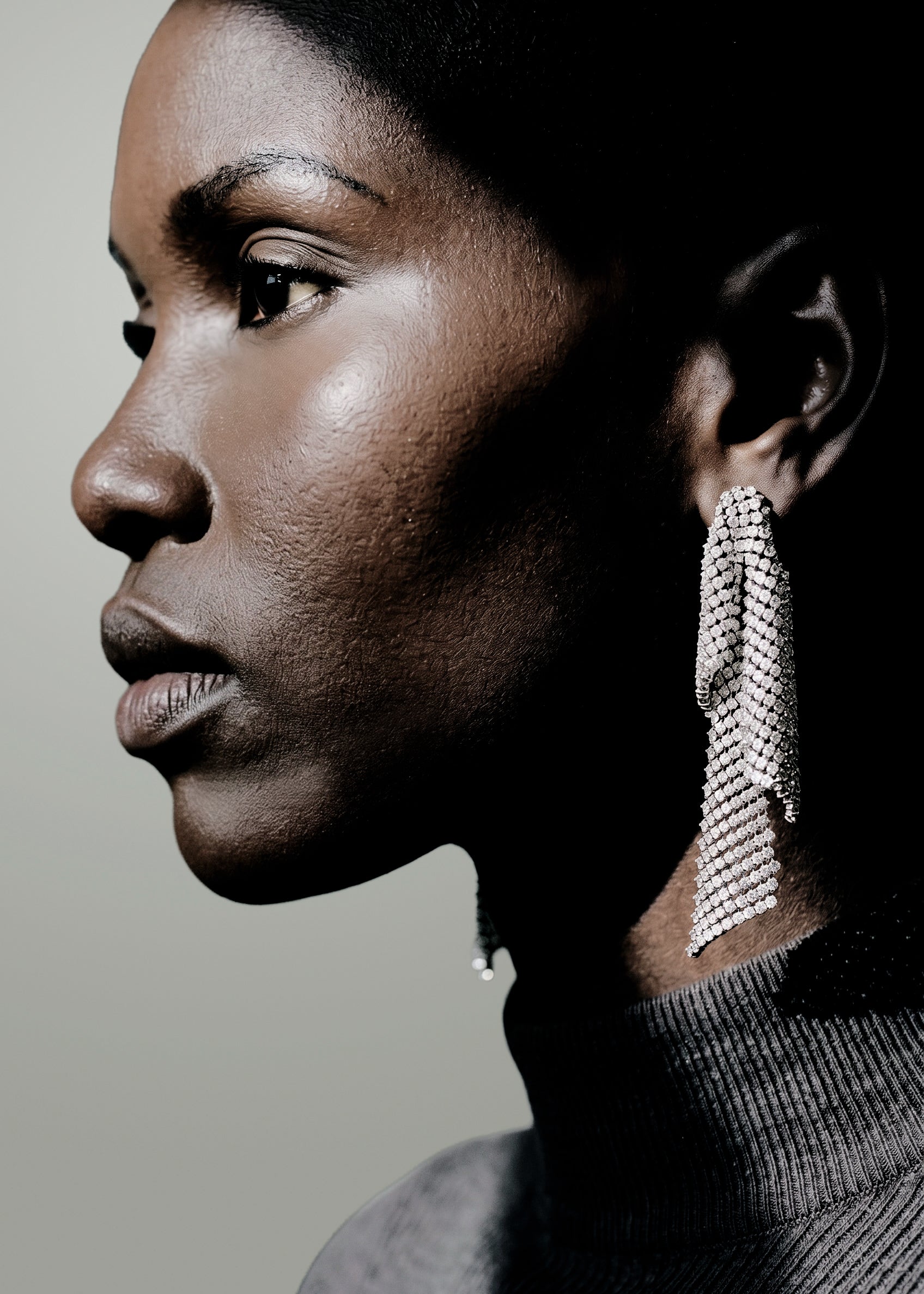 Fluid earrings large