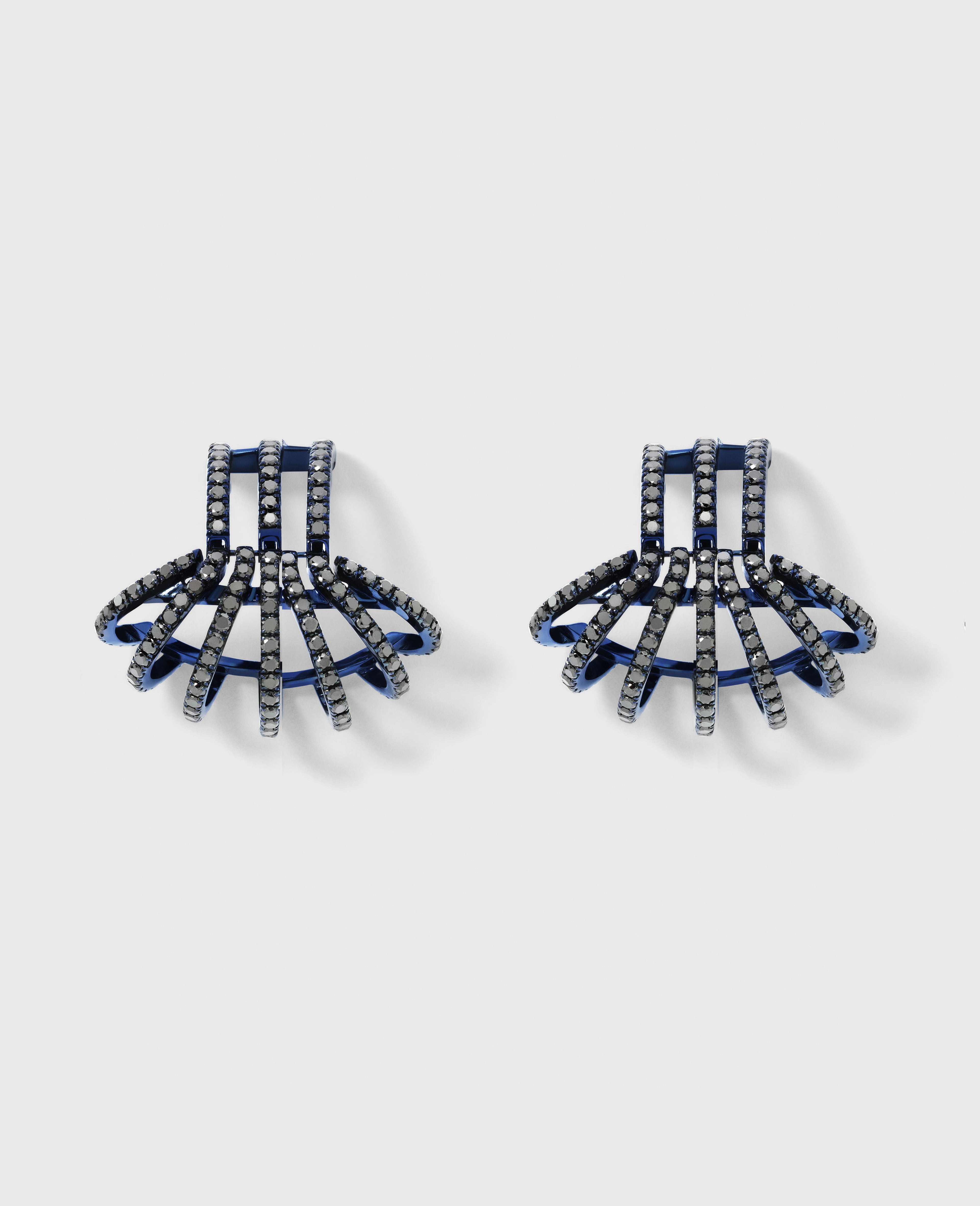 Collection I pair of earrings Blue Gold