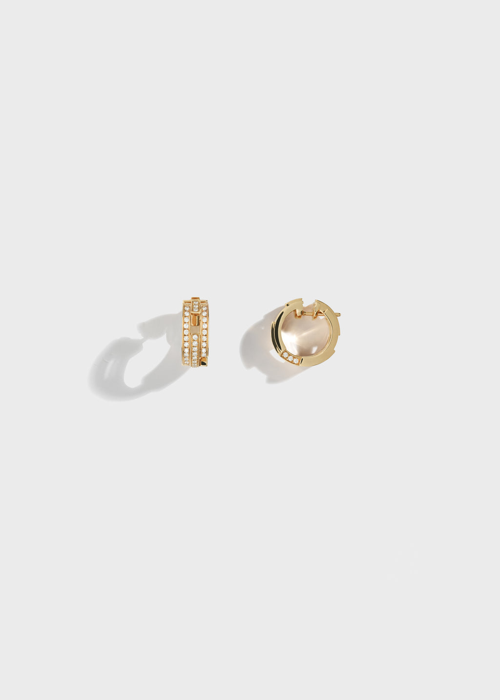 Volume earrings Yellow Gold