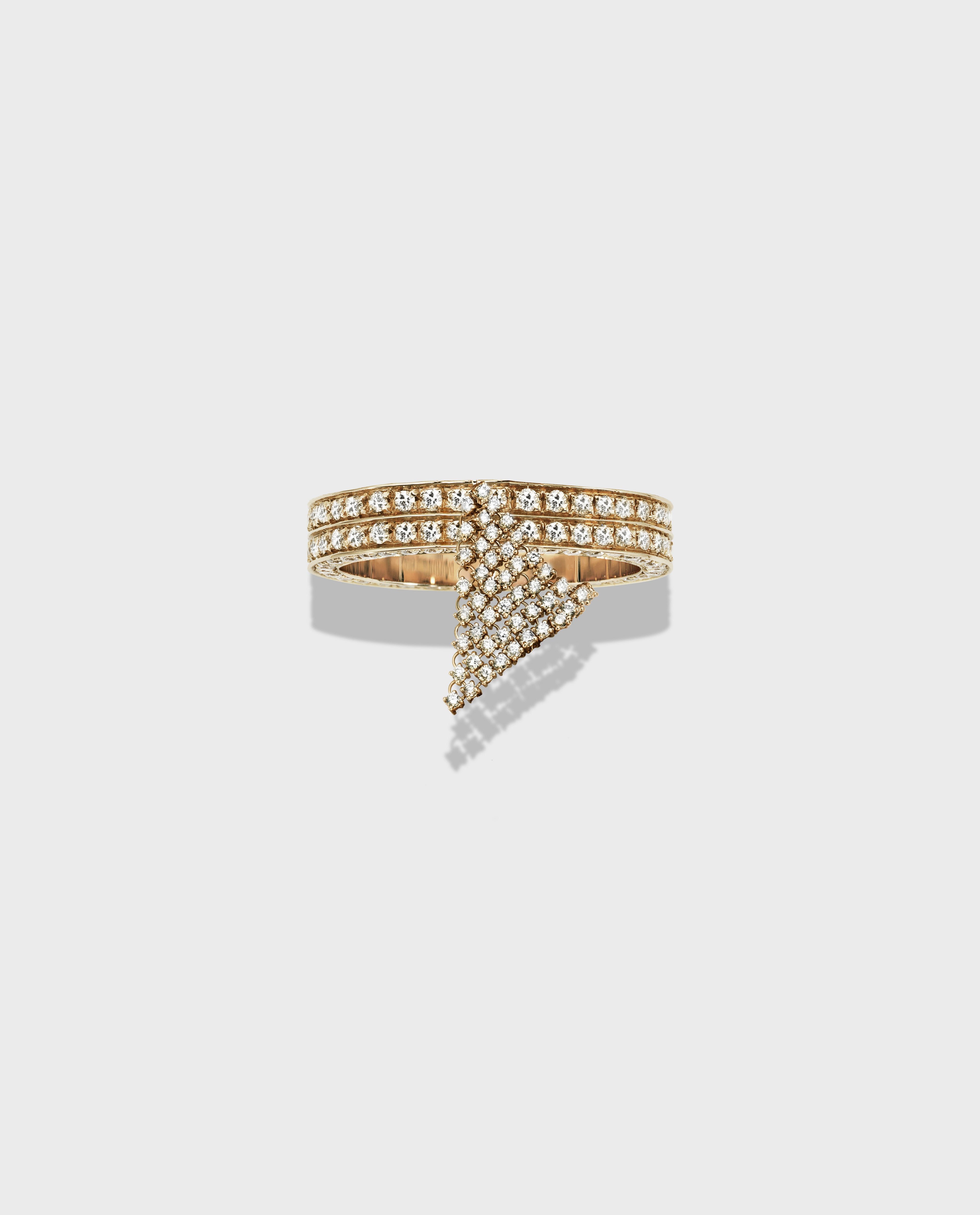 Fluid ring Yellow Gold