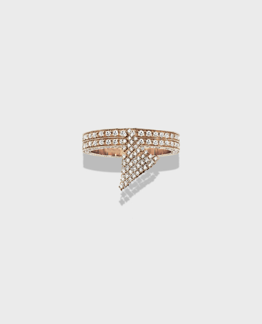 Fluid ring Rose Gold