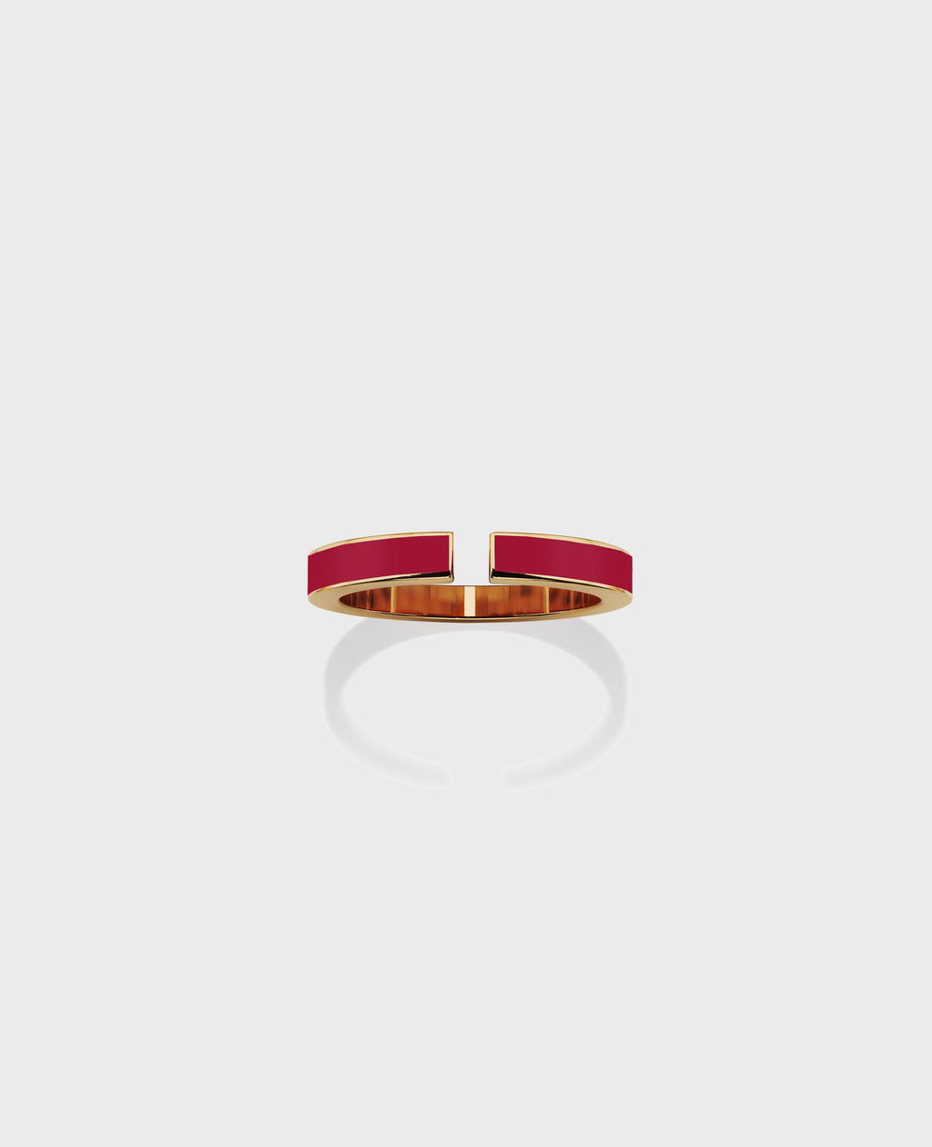 Monument ring small Red