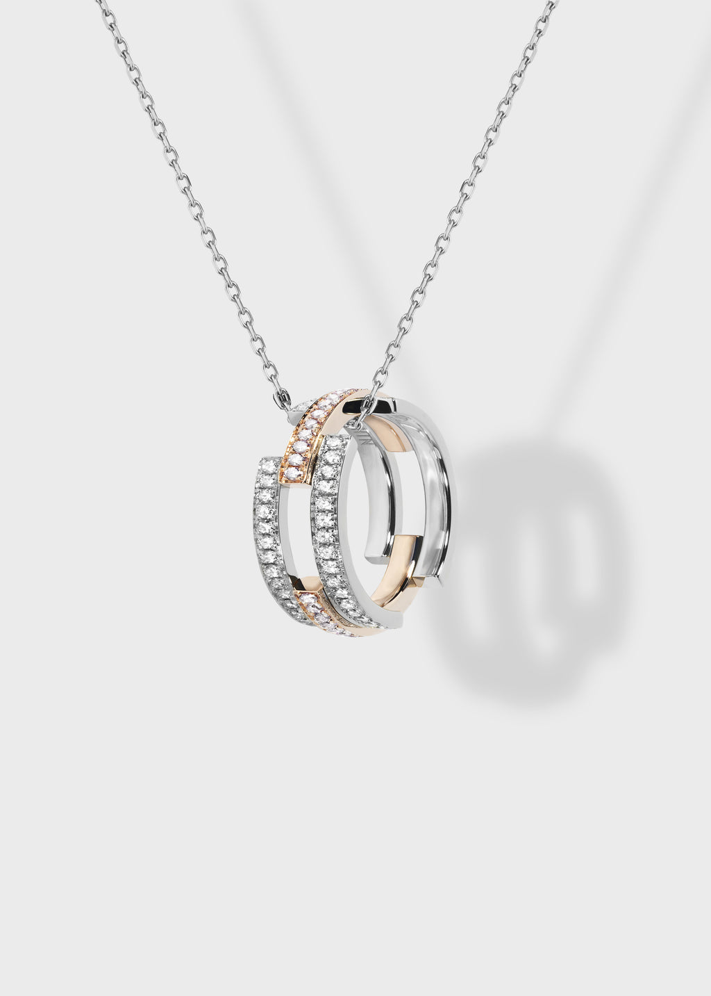 Volume pendant White Gold