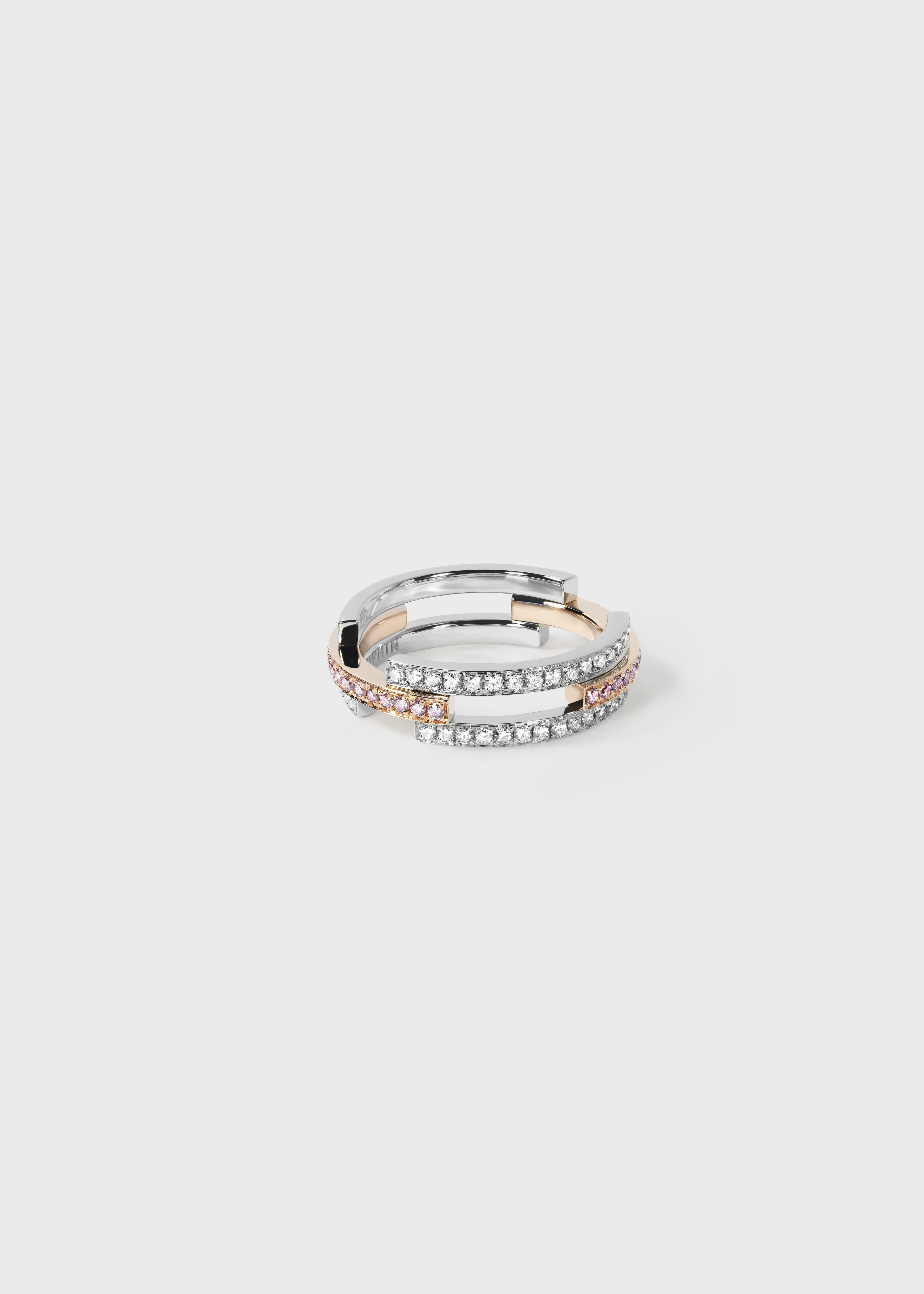 Volume ring Yellow Gold