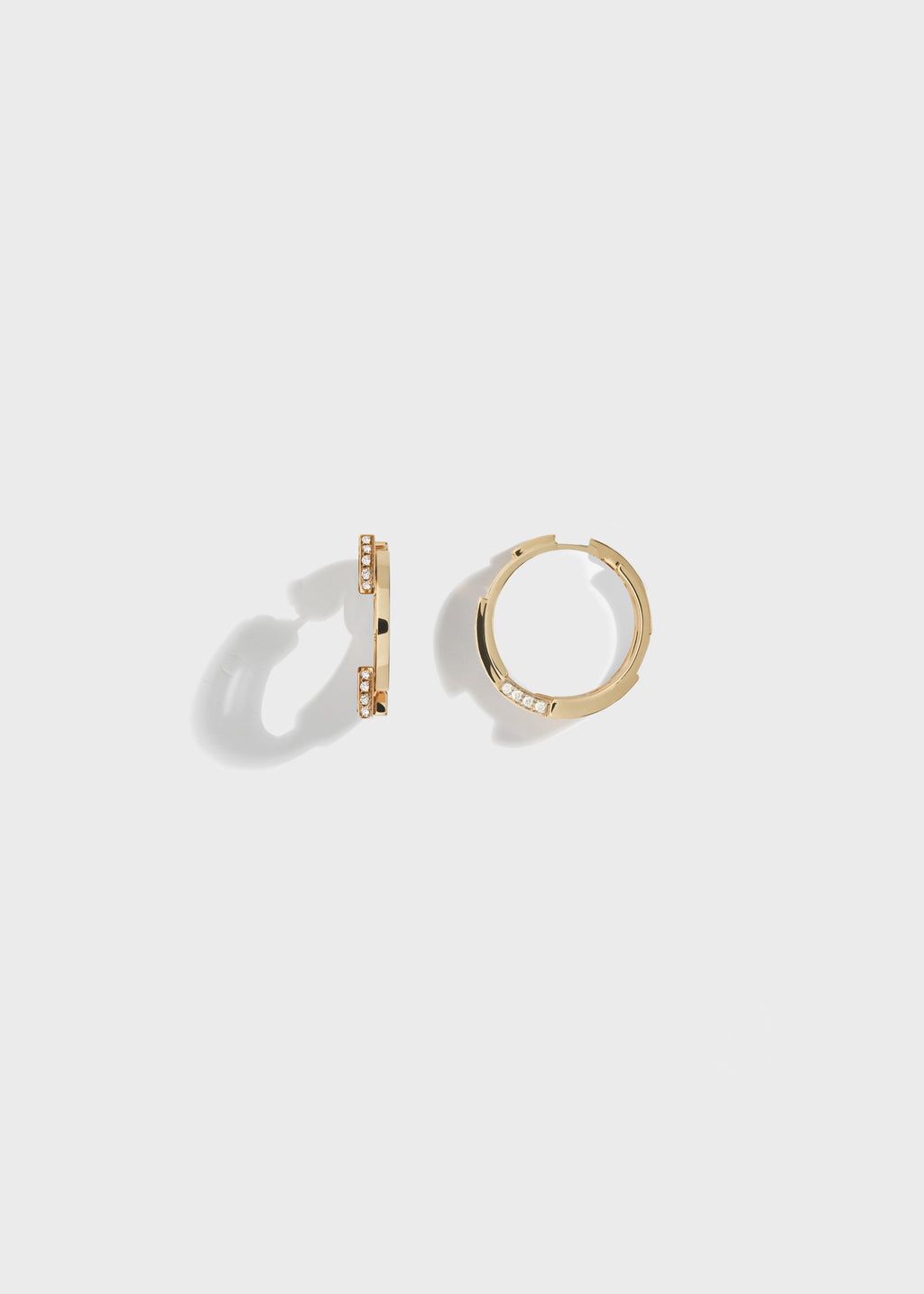 Volume earrings Yellow Gold