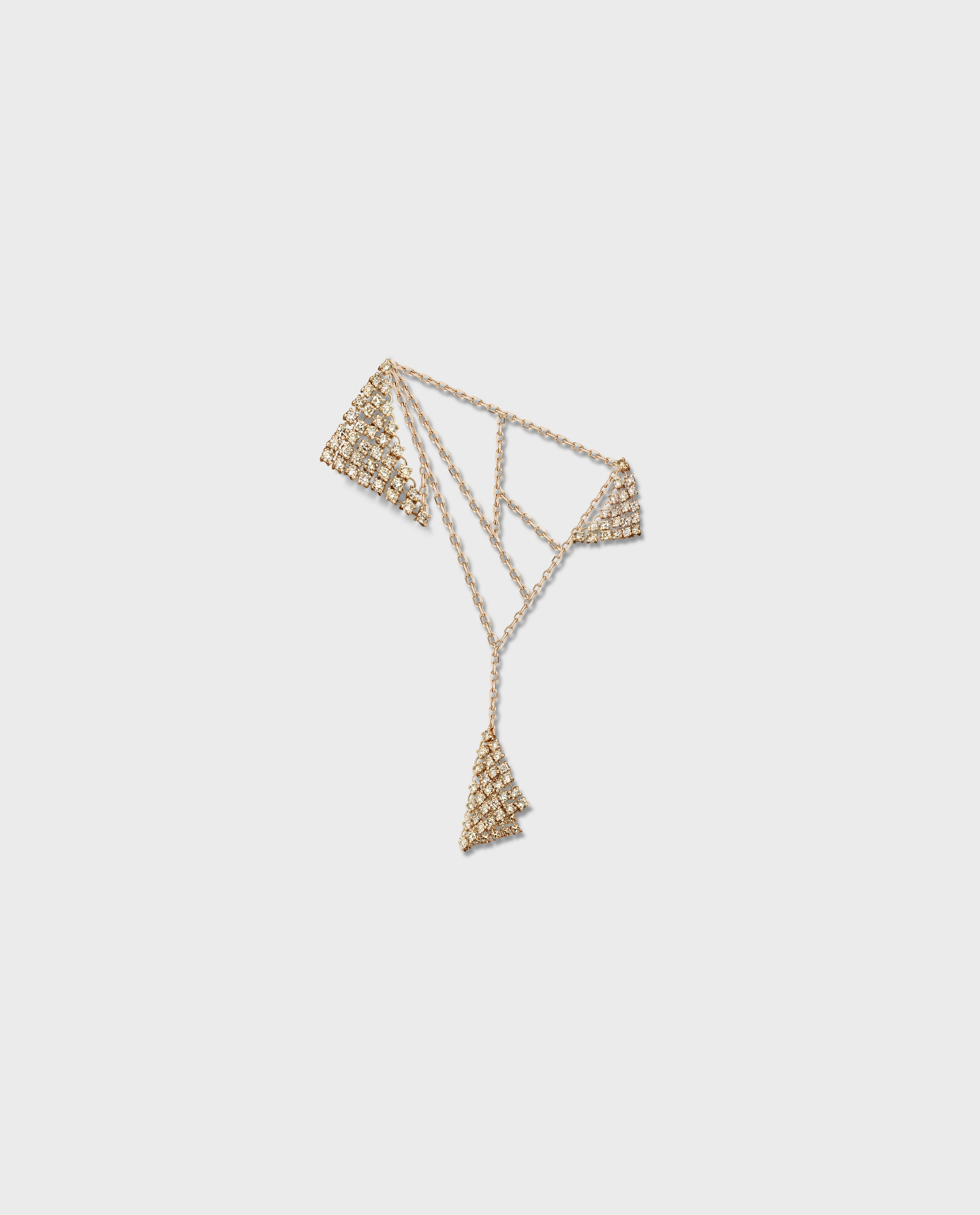 Fluid earrings Yellow Gold