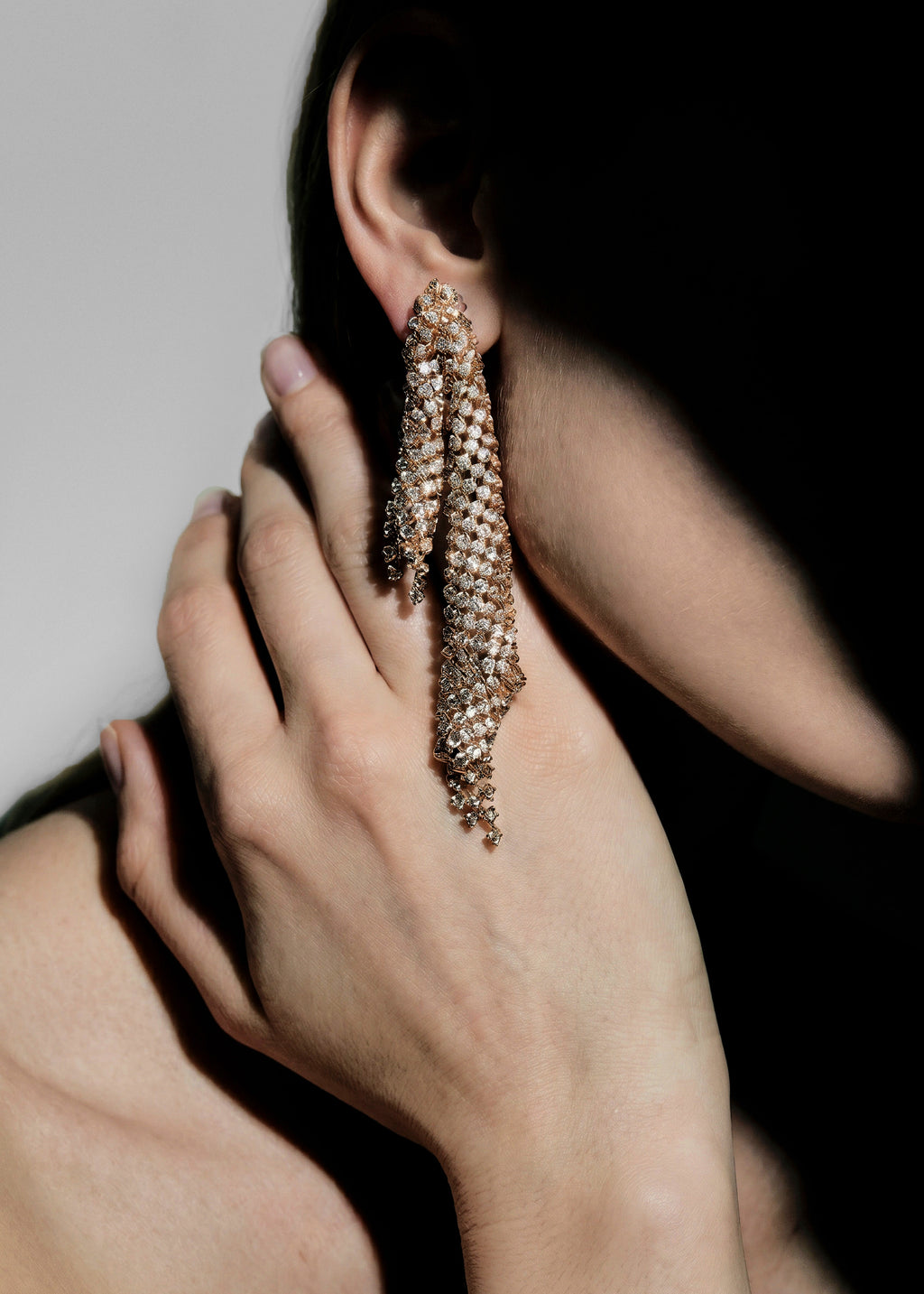 Fluid earrings large