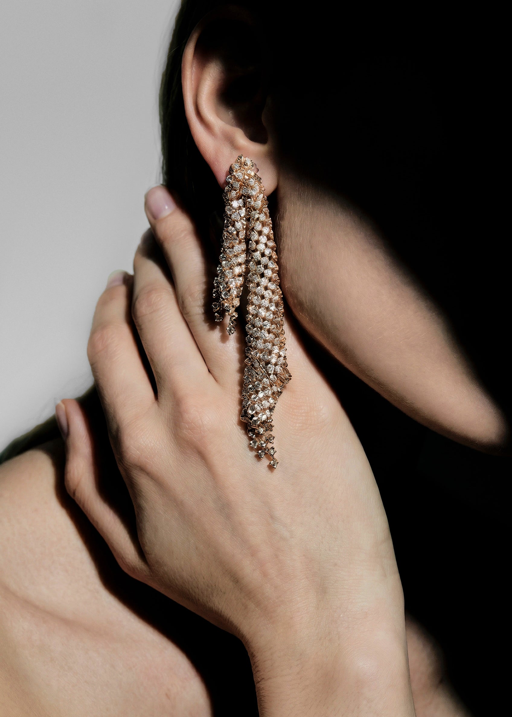 Fluid earrings large