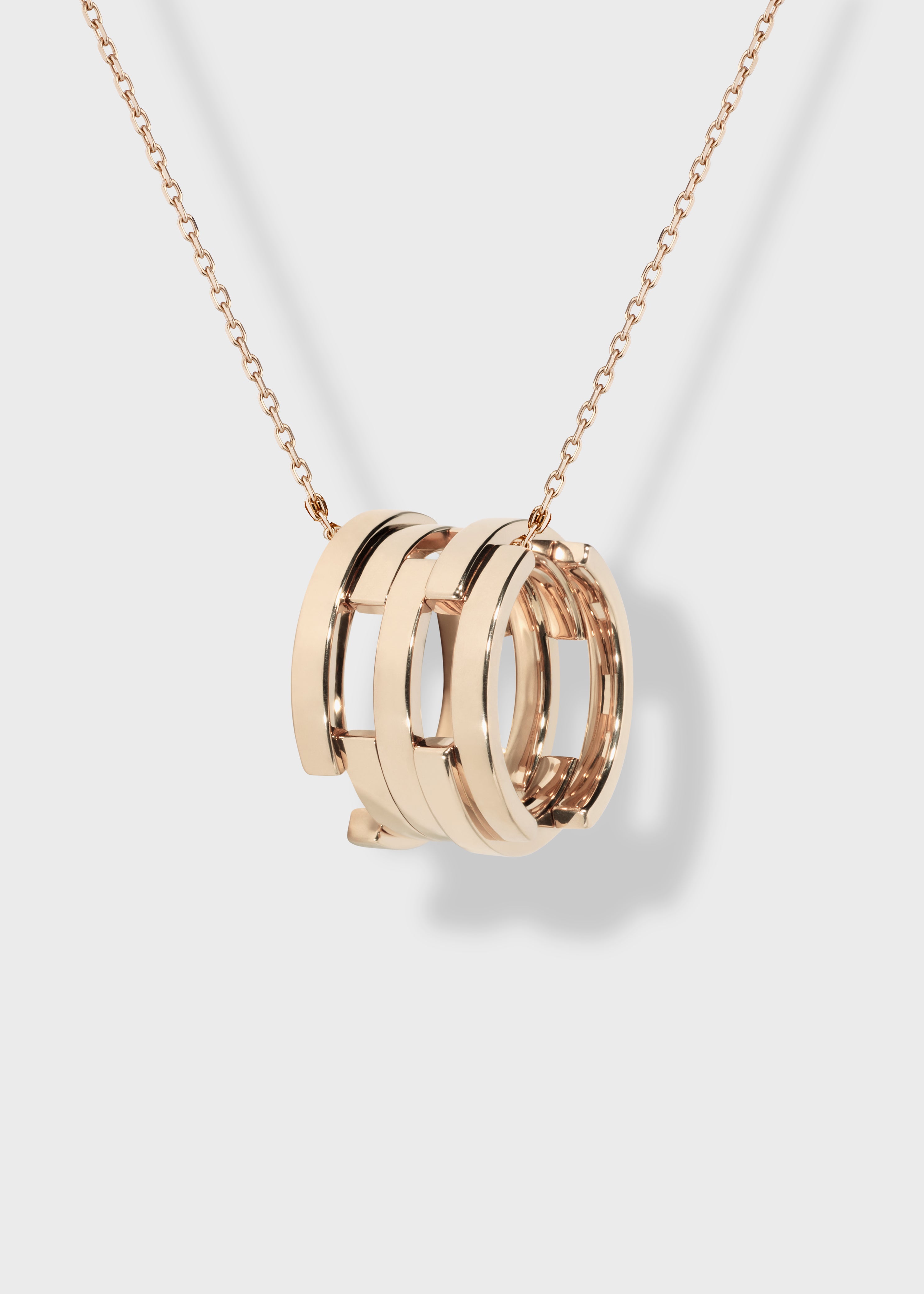 Volume pendant Yellow Gold