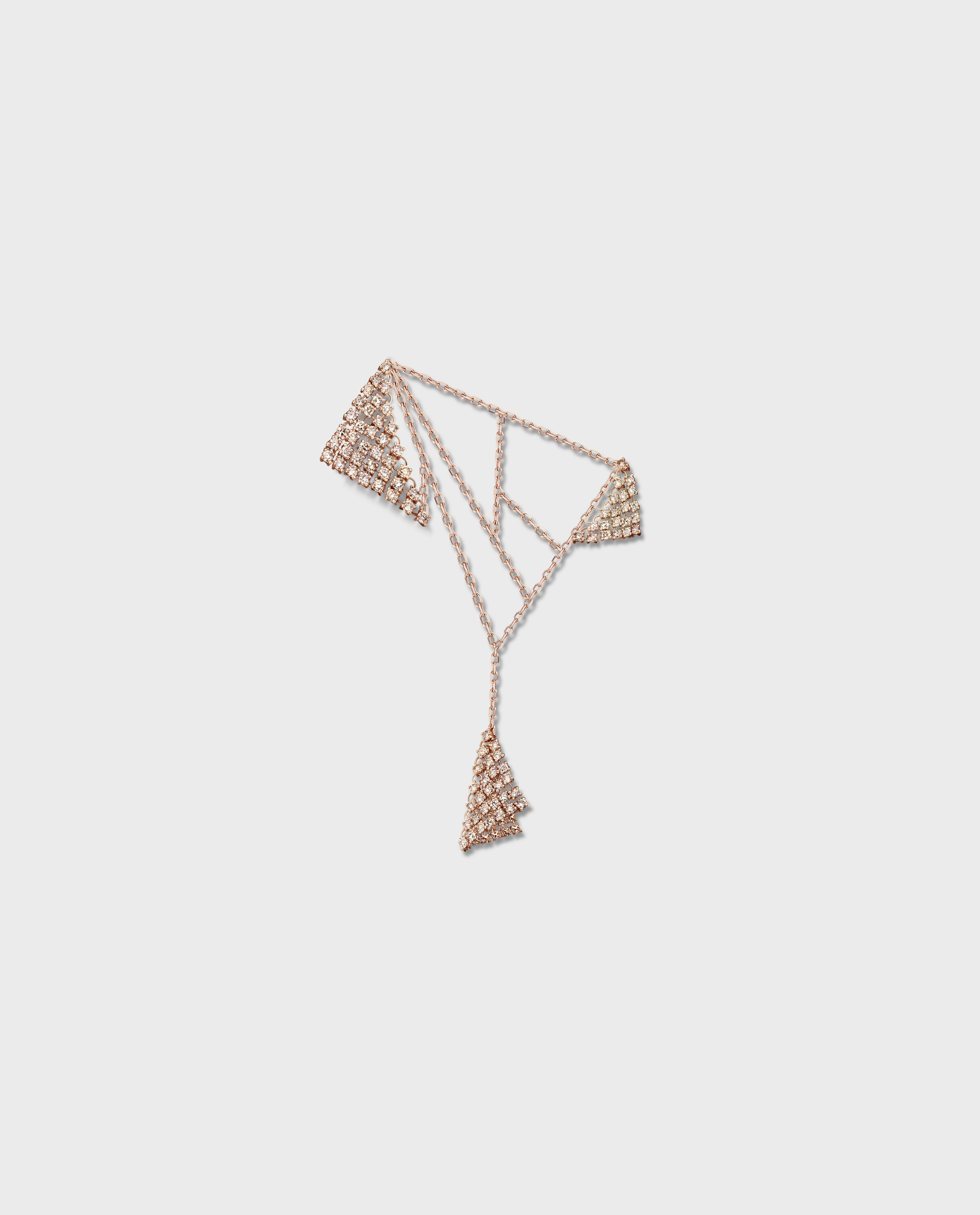 Fluid earrings Rose Gold