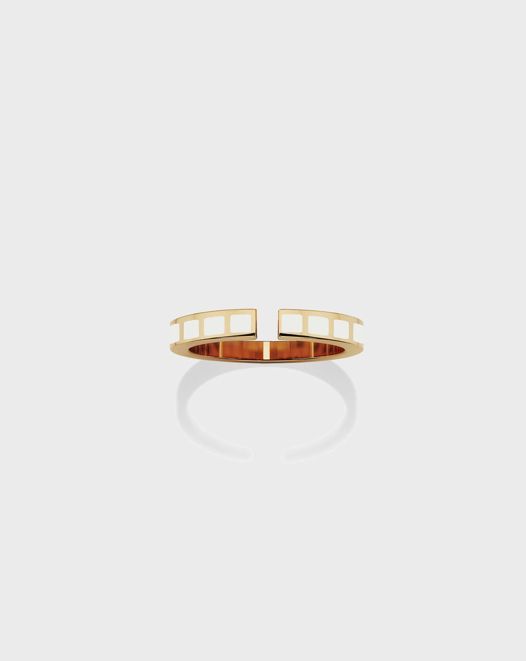 Monument ring small Yellow Gold