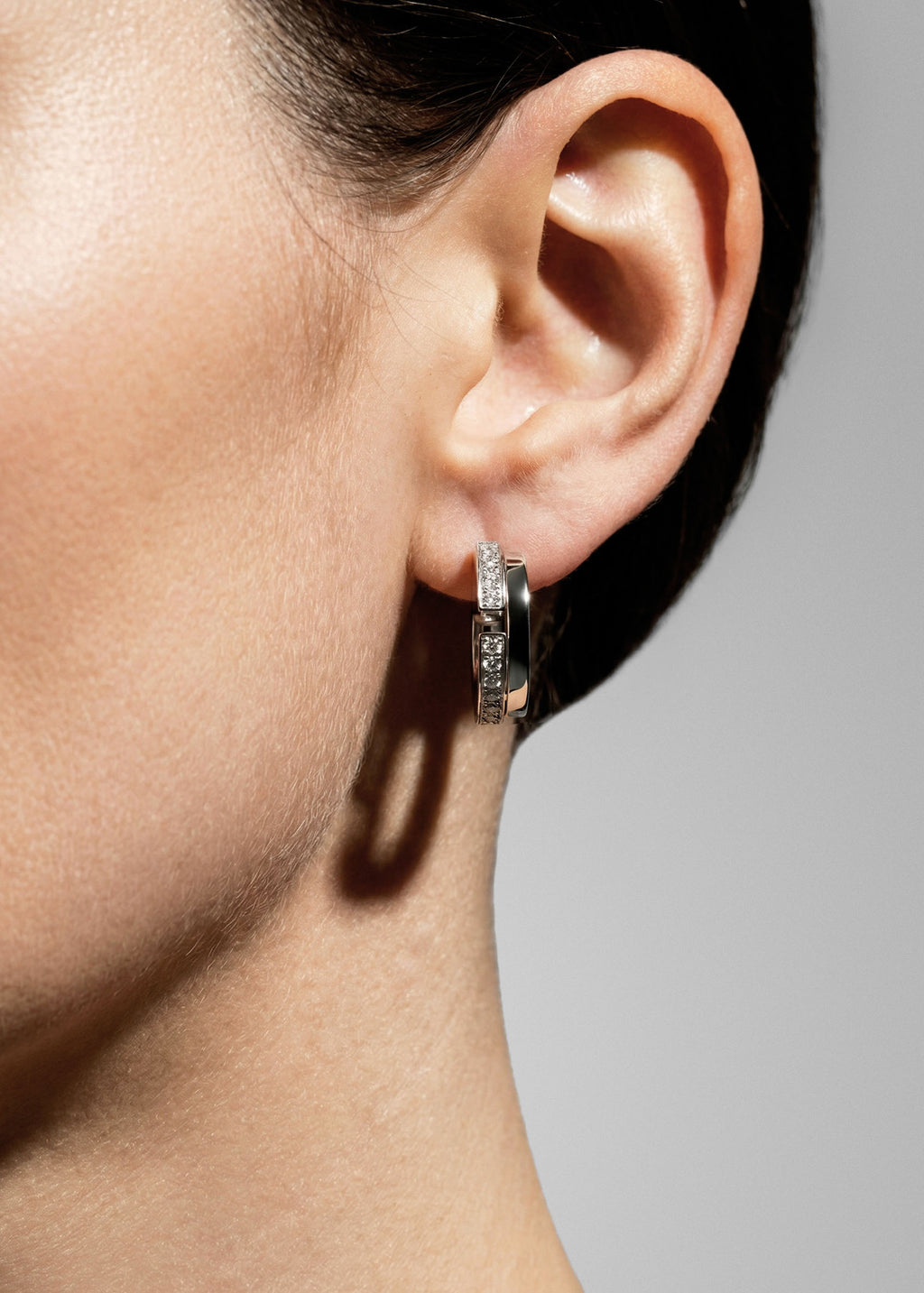 Volume earrings Small 2 rows