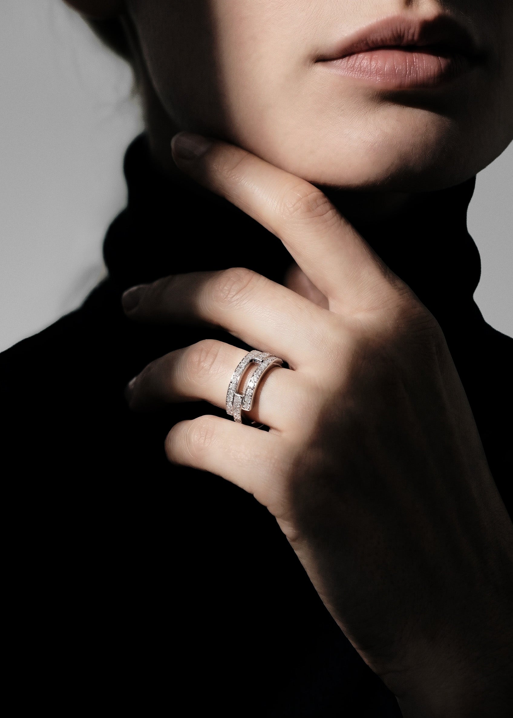 'C' ring 3 rows