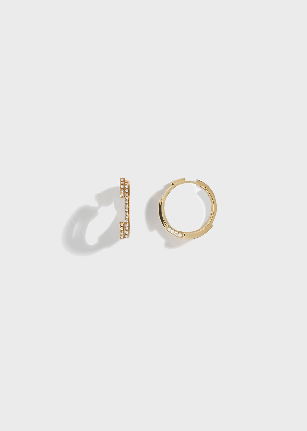 Volume earrings Yellow Gold
