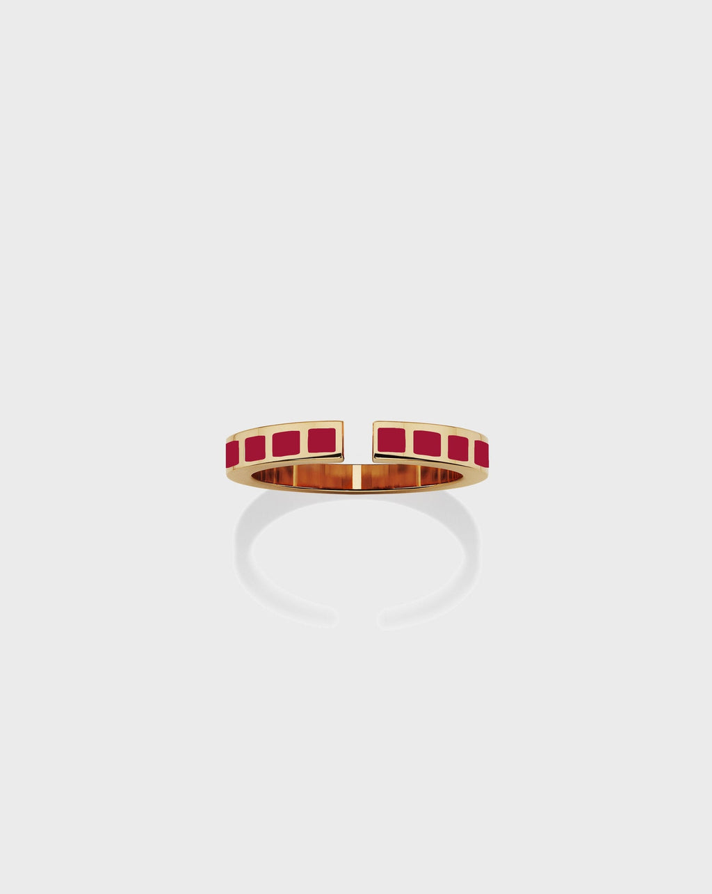 Monument ring small Red