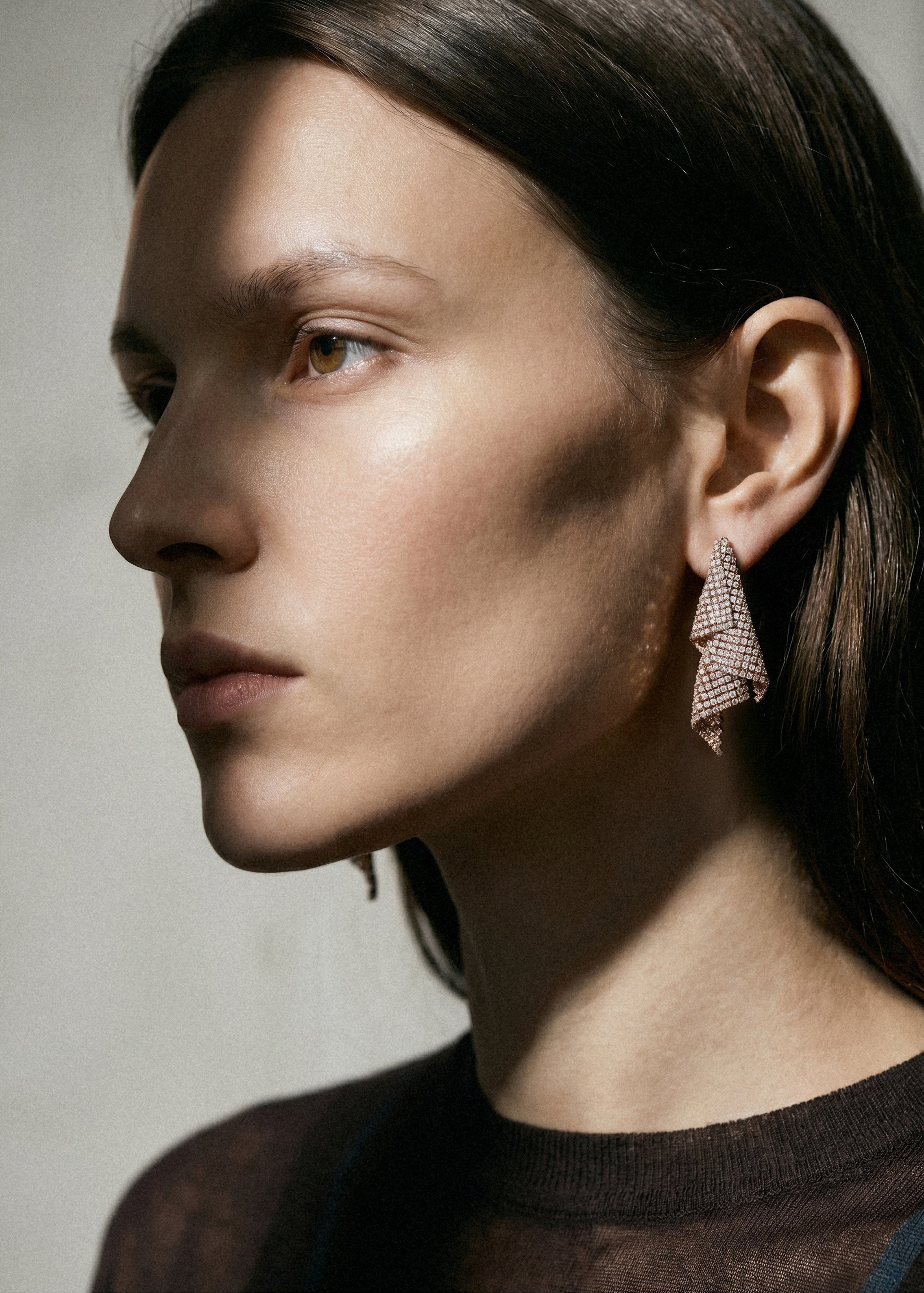 Fluid earrings small