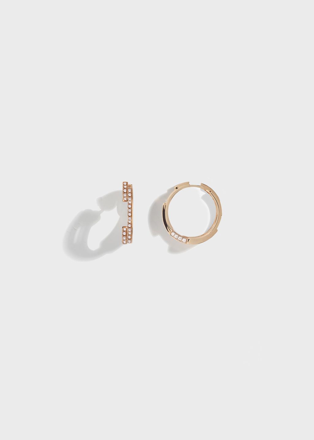 Volume earrings Rose Gold