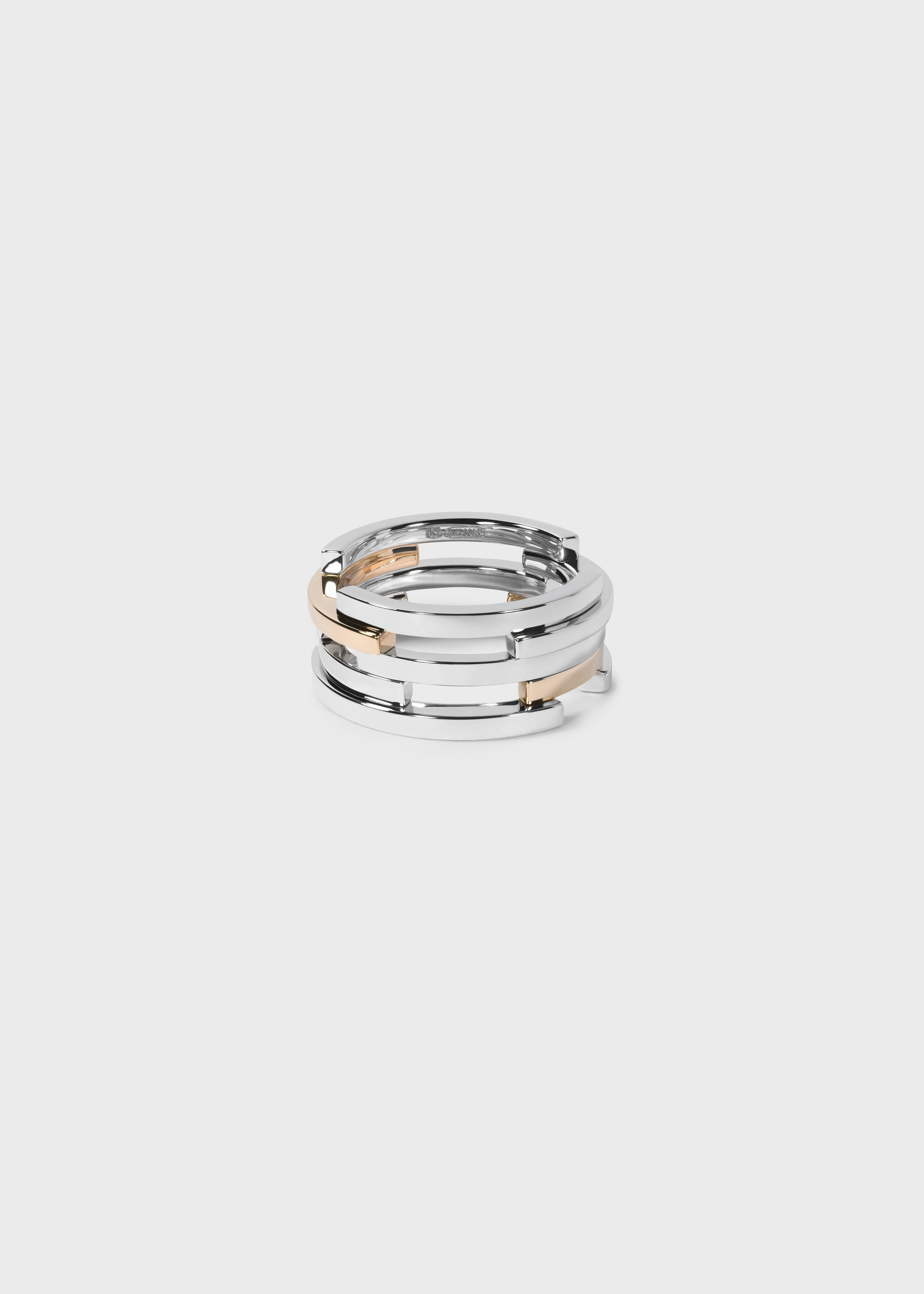 Volume ring Yellow Gold