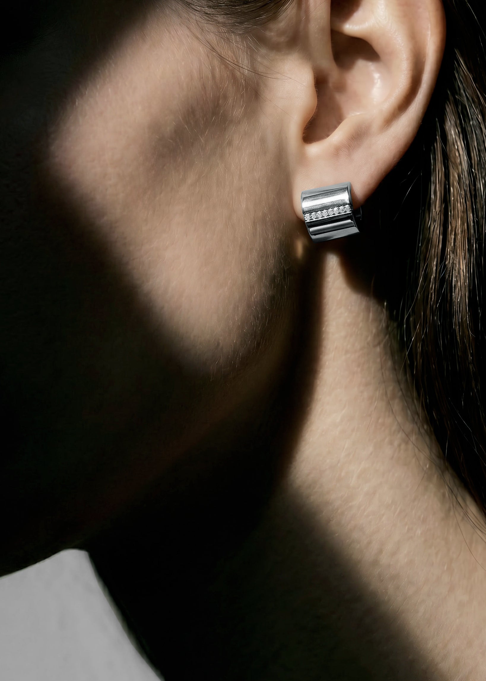 Monument pair of earrings large