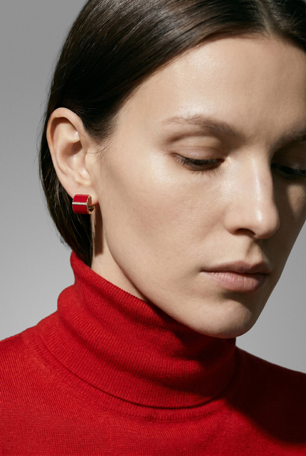Monument pair of earrings large