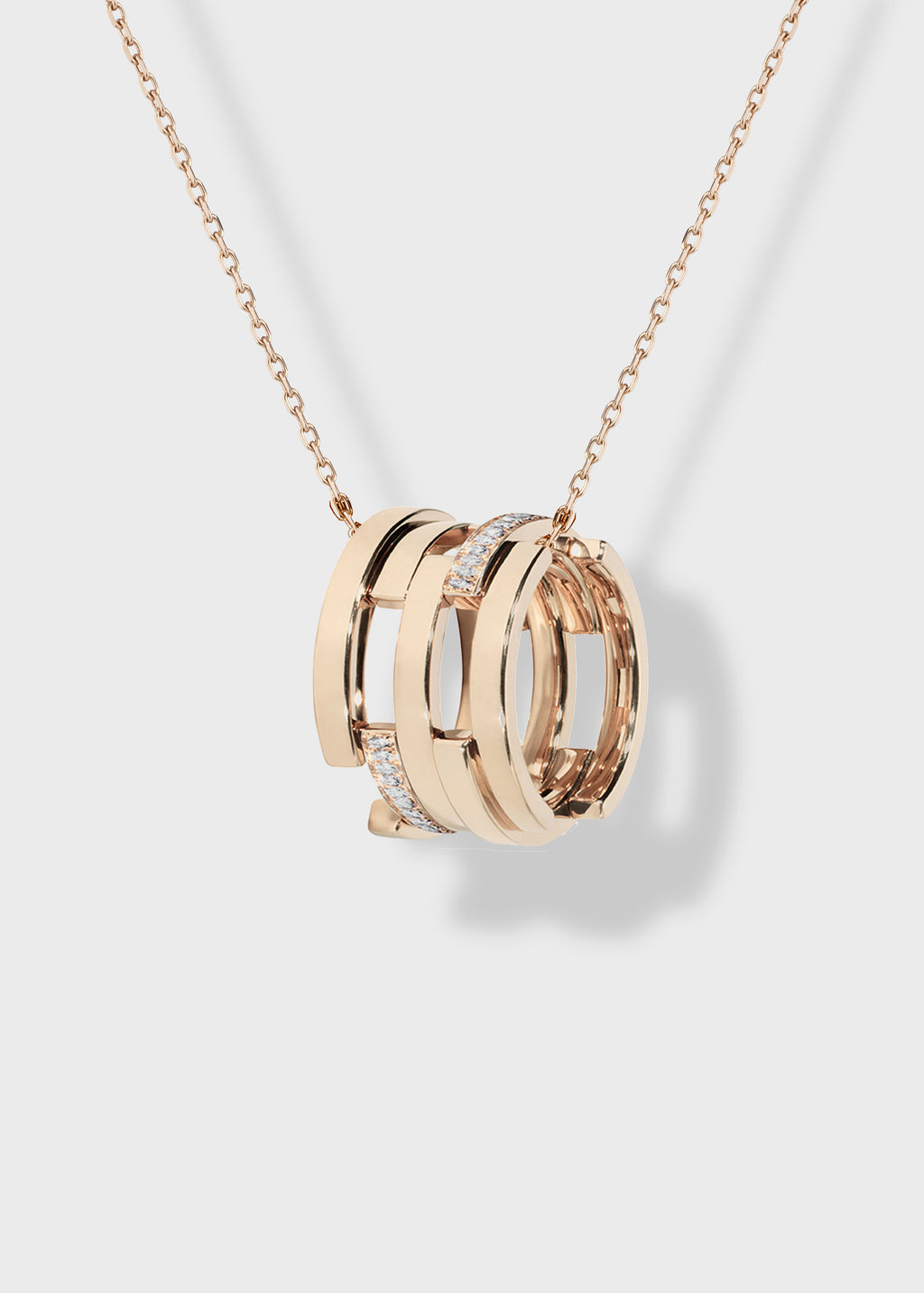 Volume pendant Yellow Gold
