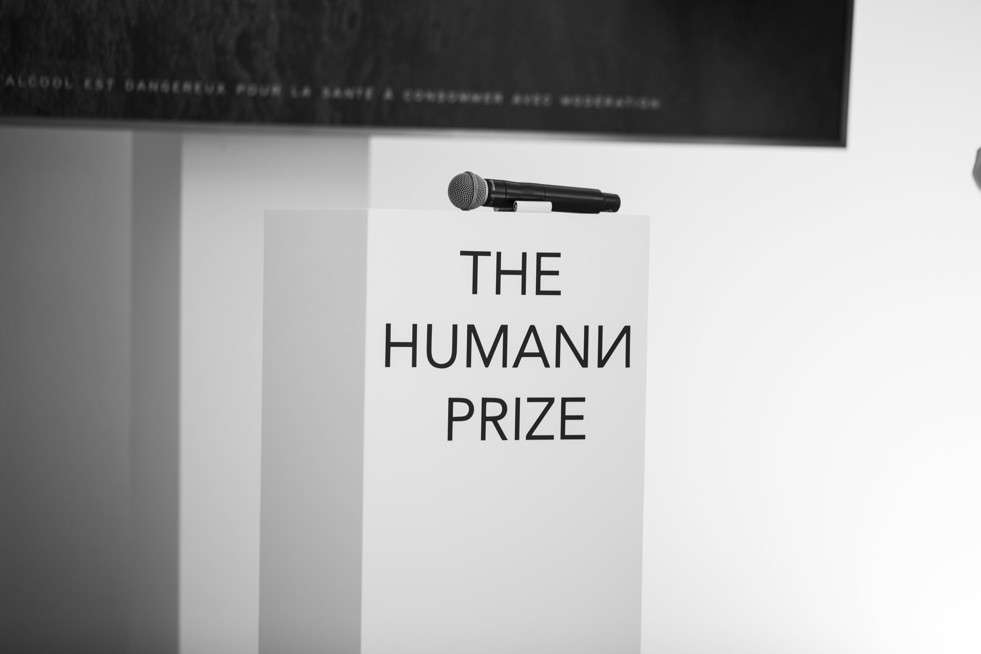 Humann Prize podium