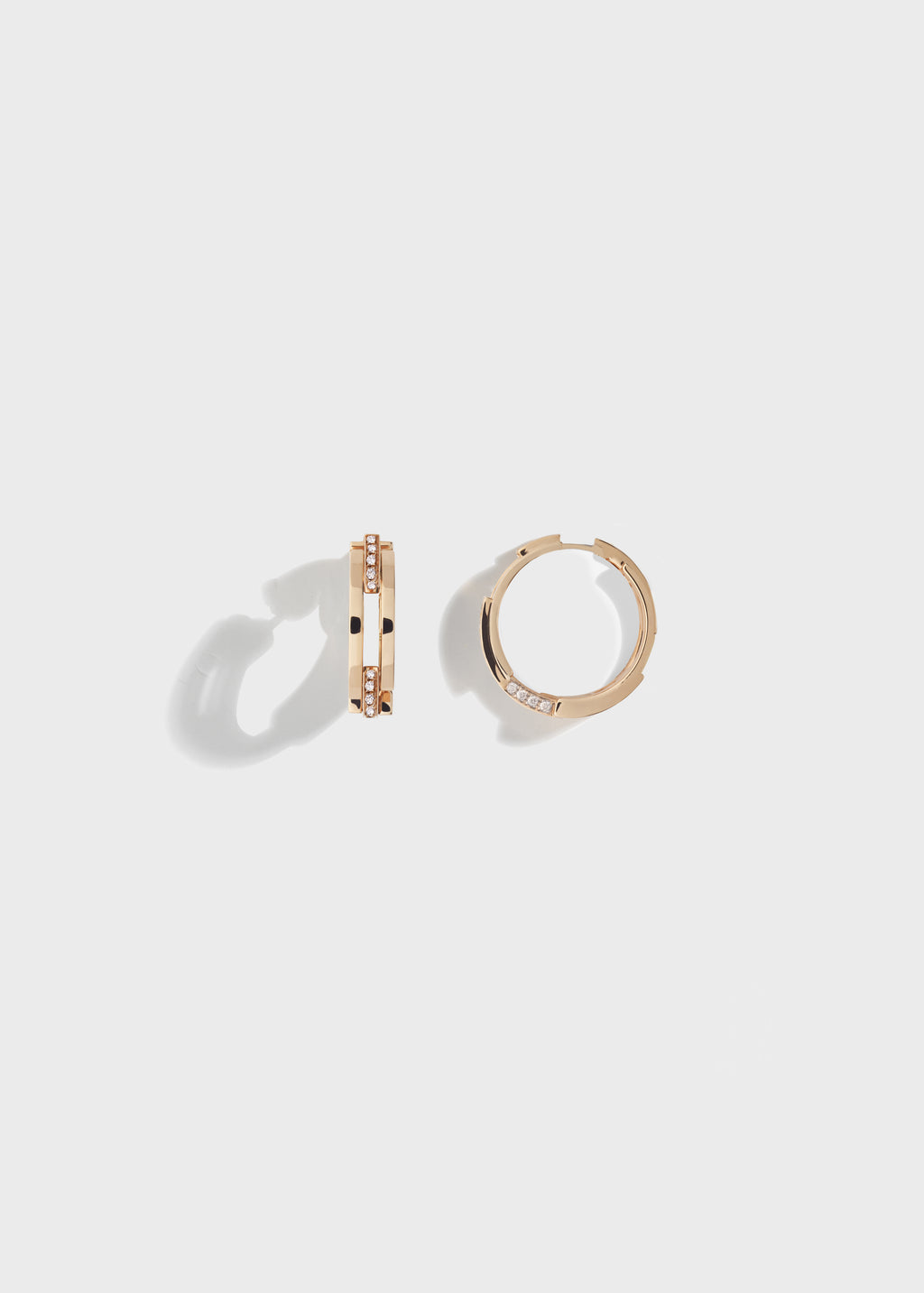 Volume earrings Rose Gold
