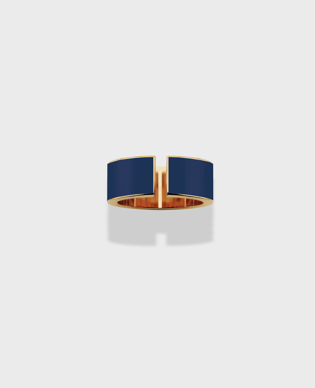 Monument ring medium Blue Gold