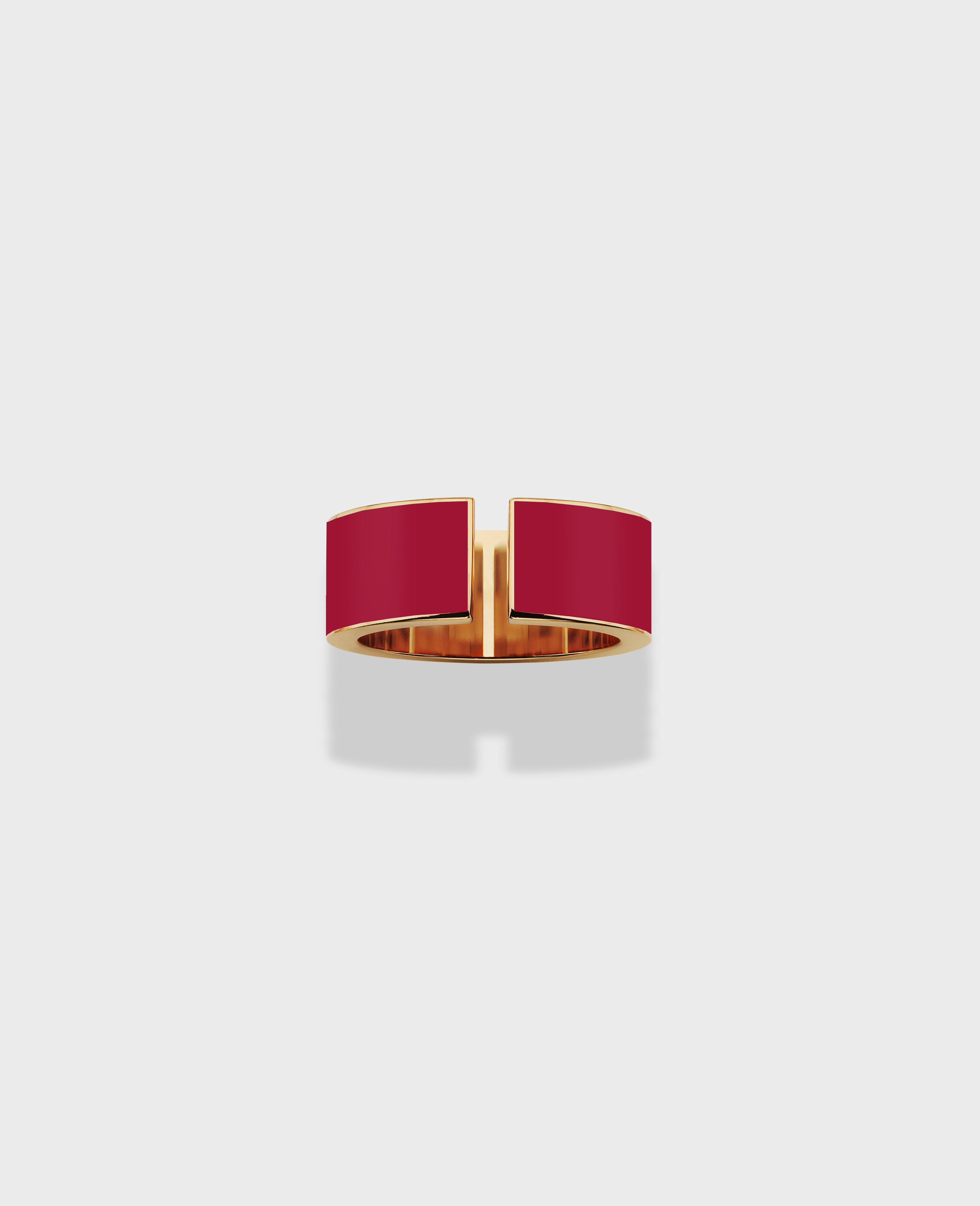 Monument ring medium Red