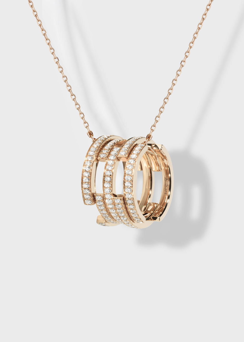 Volume pendant Yellow Gold