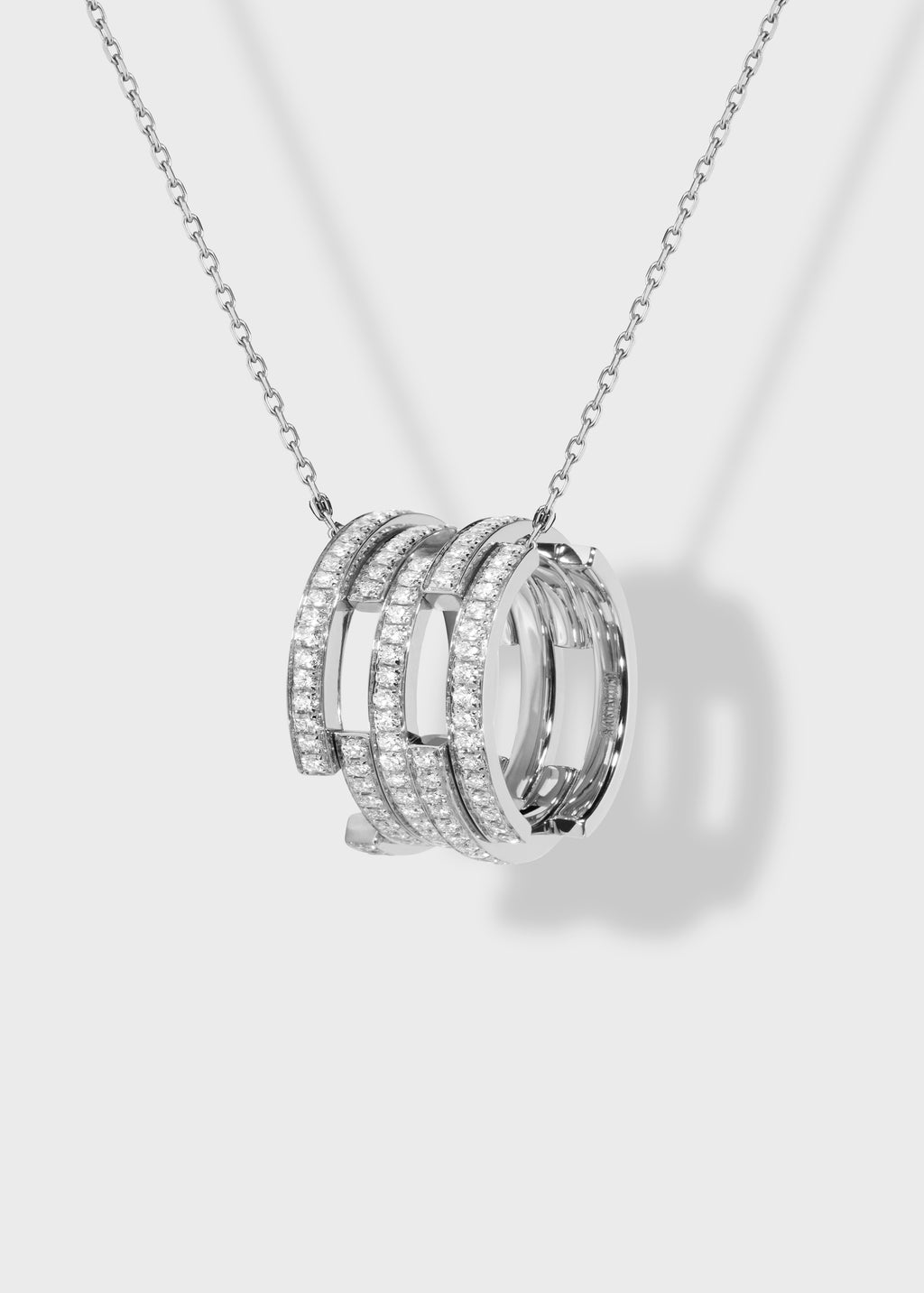 Volume pendant White Gold
