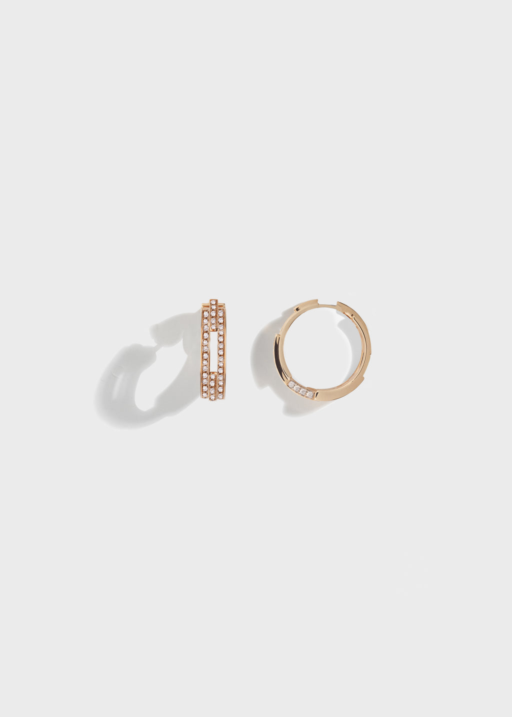 Volume earrings Rose Gold